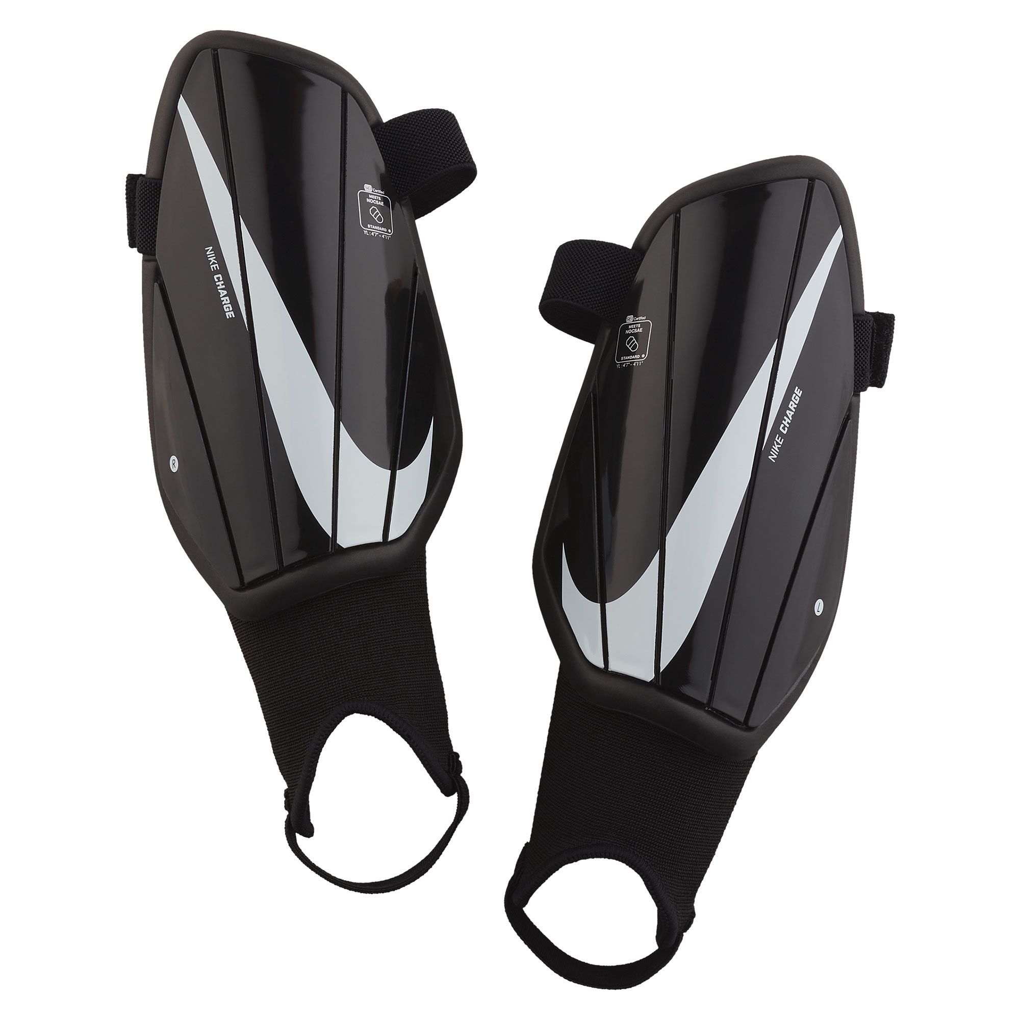 Espinilleras Nike Charge Junior Negro - Fútbol Factory