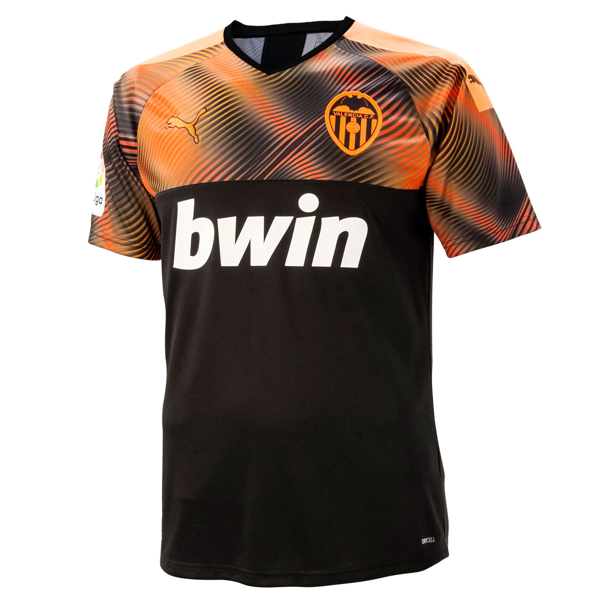 Camiseta 2ª Valencia CF 2019/2020 Negro Naranja - Fútbol Factory