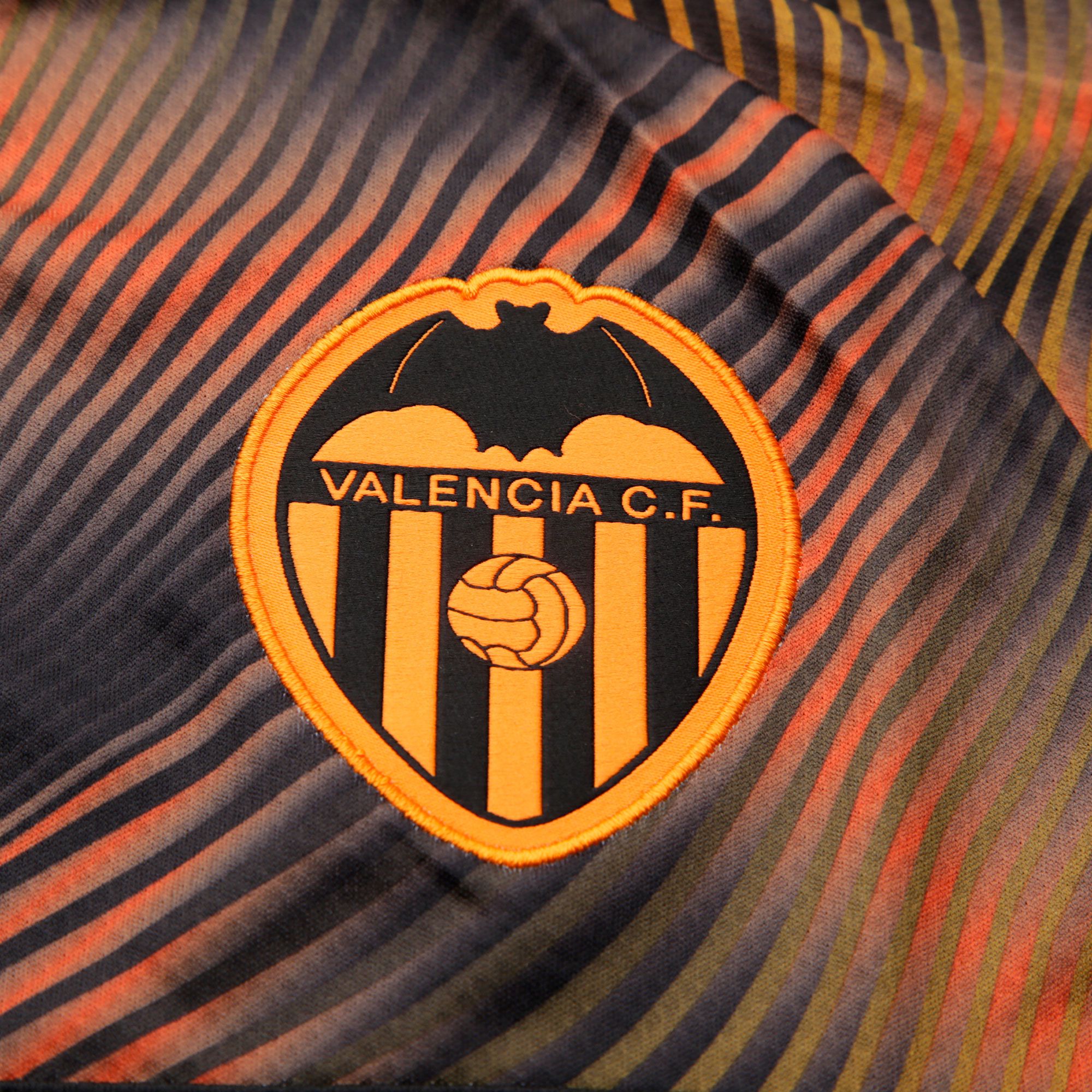 Camiseta 2ª Valencia CF 2019/2020 Negro Naranja - Fútbol Factory