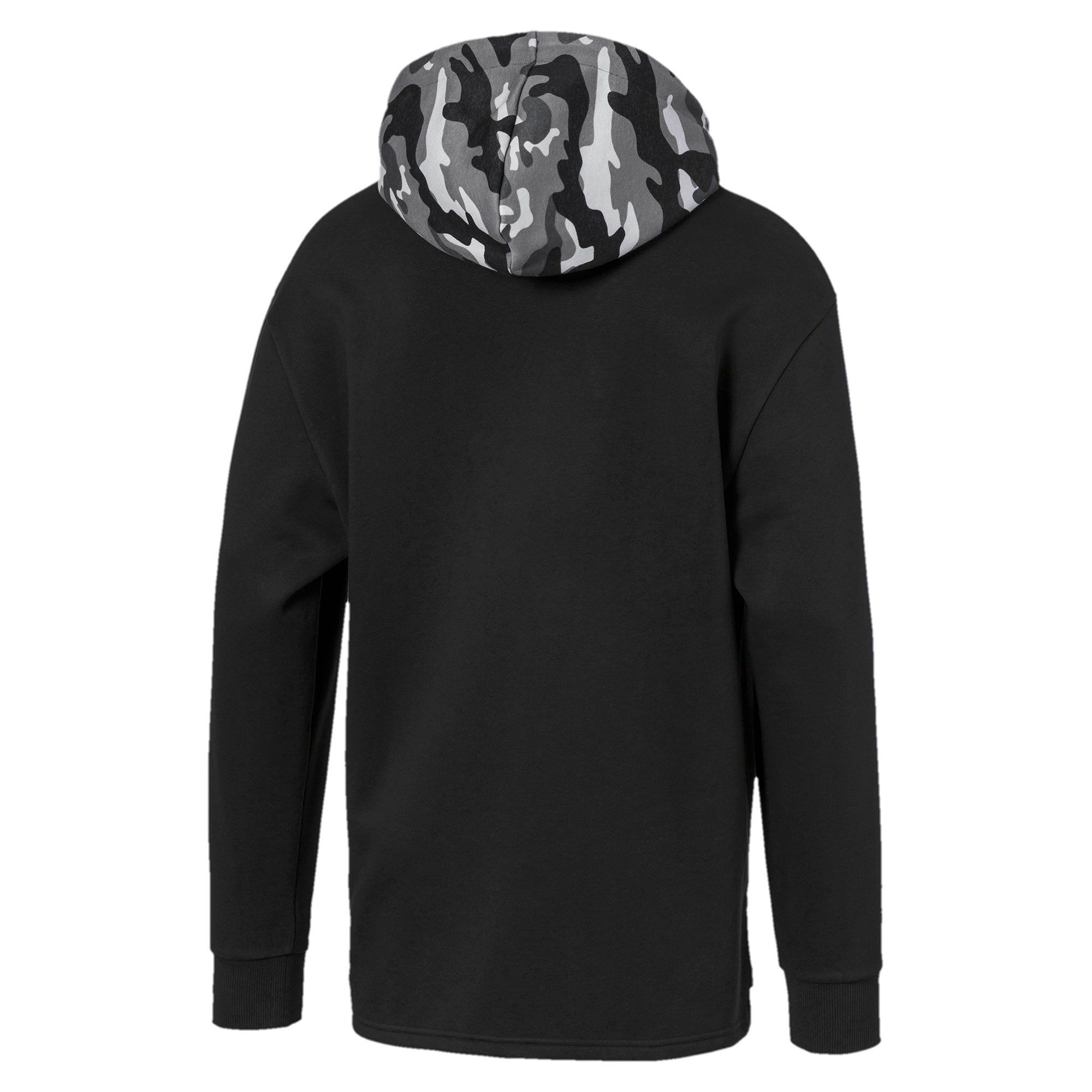 Sudadera con Capucha Rebel Camo Negro Gris - Fútbol Factory