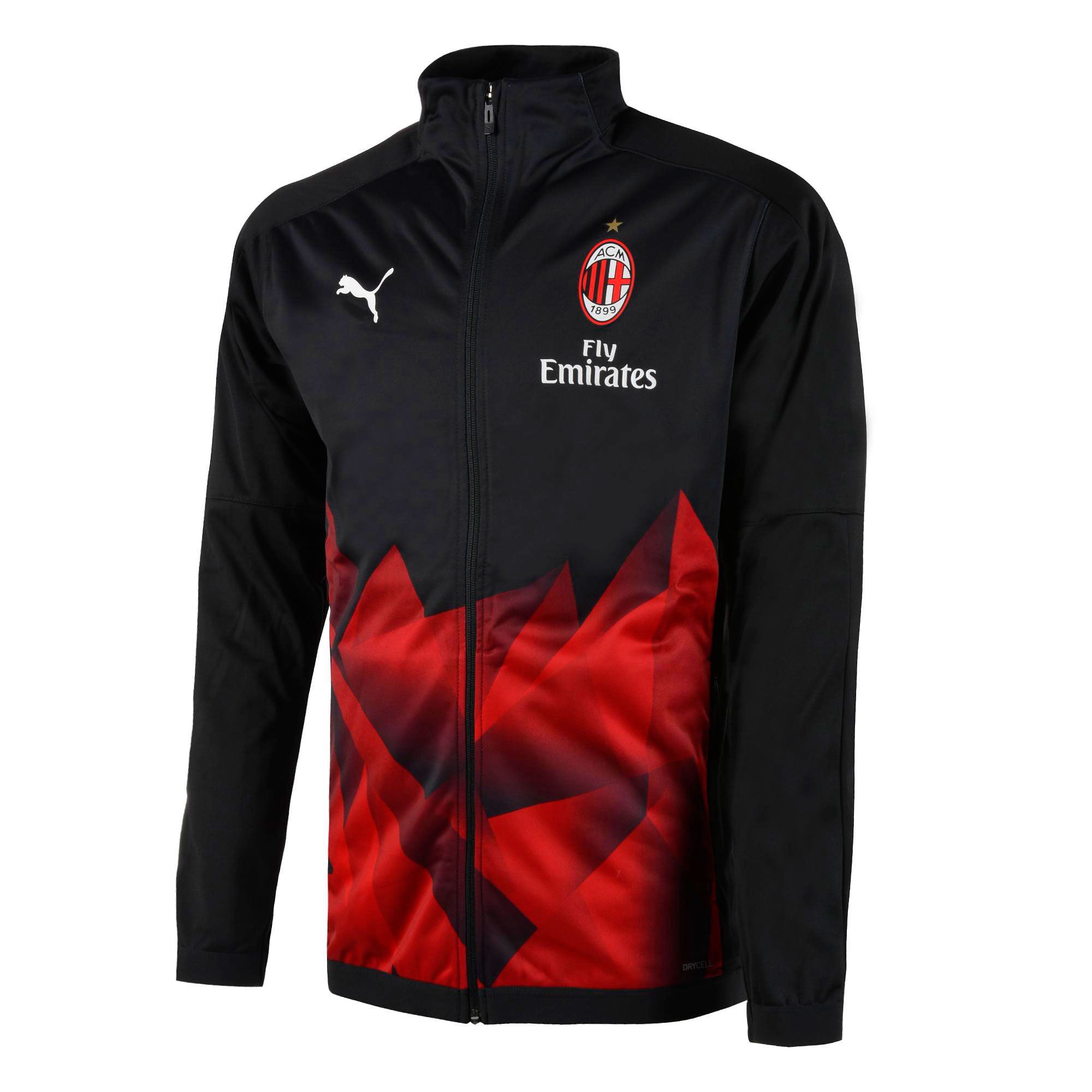 Chandal Pre Match AC Milan 2019 2020 Stadium Rojo Negro