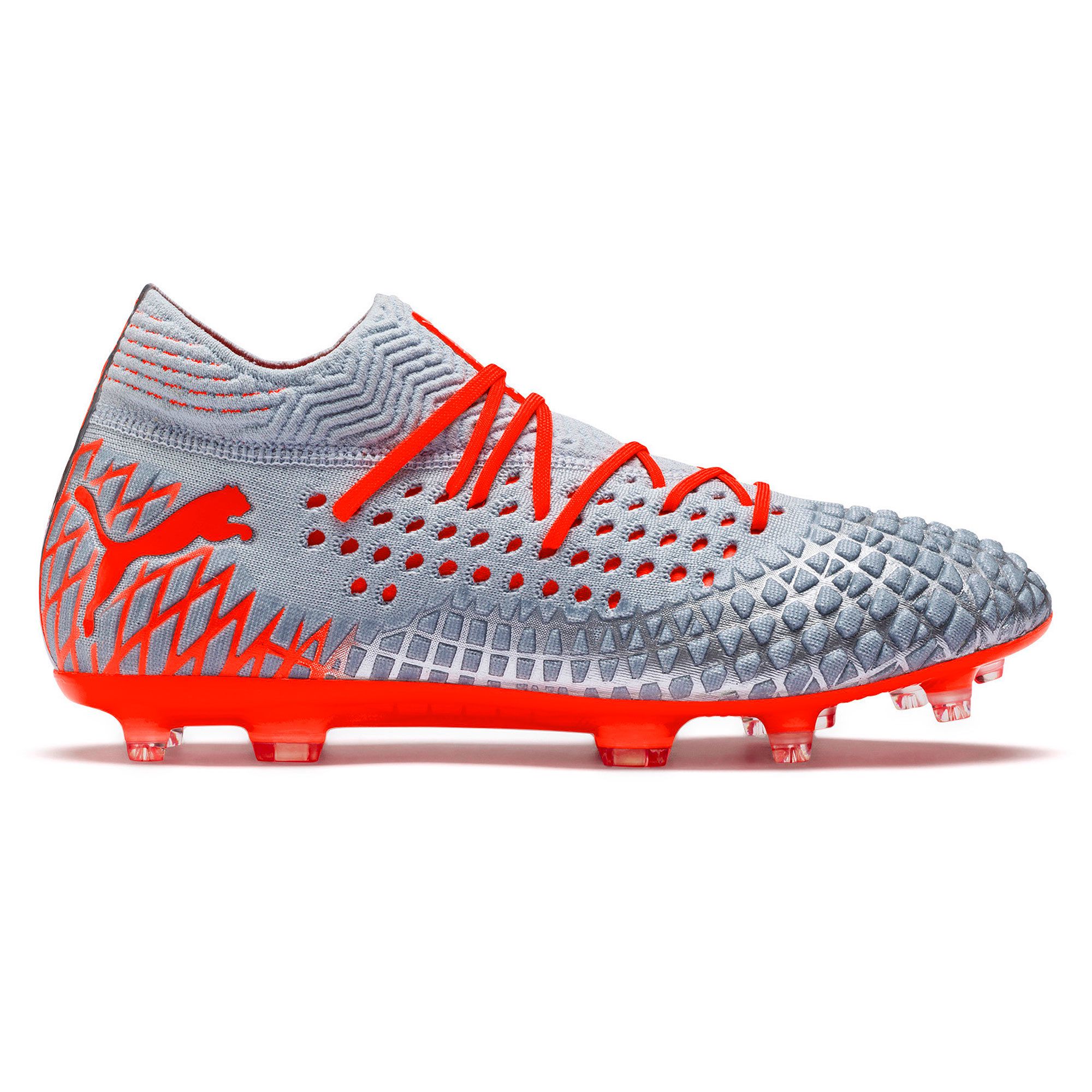 Botas de Fútbol FUTURE 4.1 NETFIT FG/AG Negro Rojo - Fútbol Factory