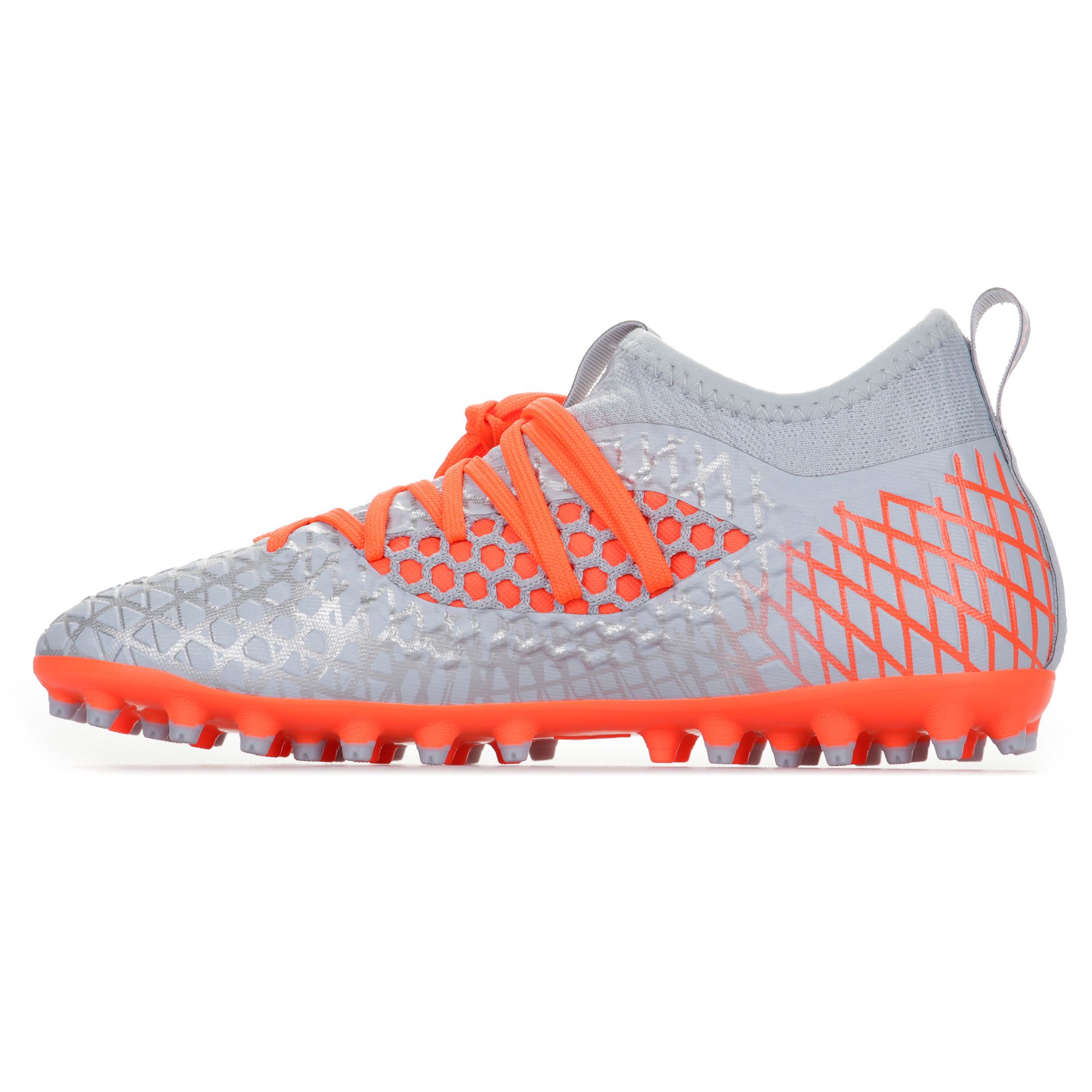 Botas de Fútbol FUTURE 4.3 NETFIT MG Junior Gris Rojo - Fútbol Factory