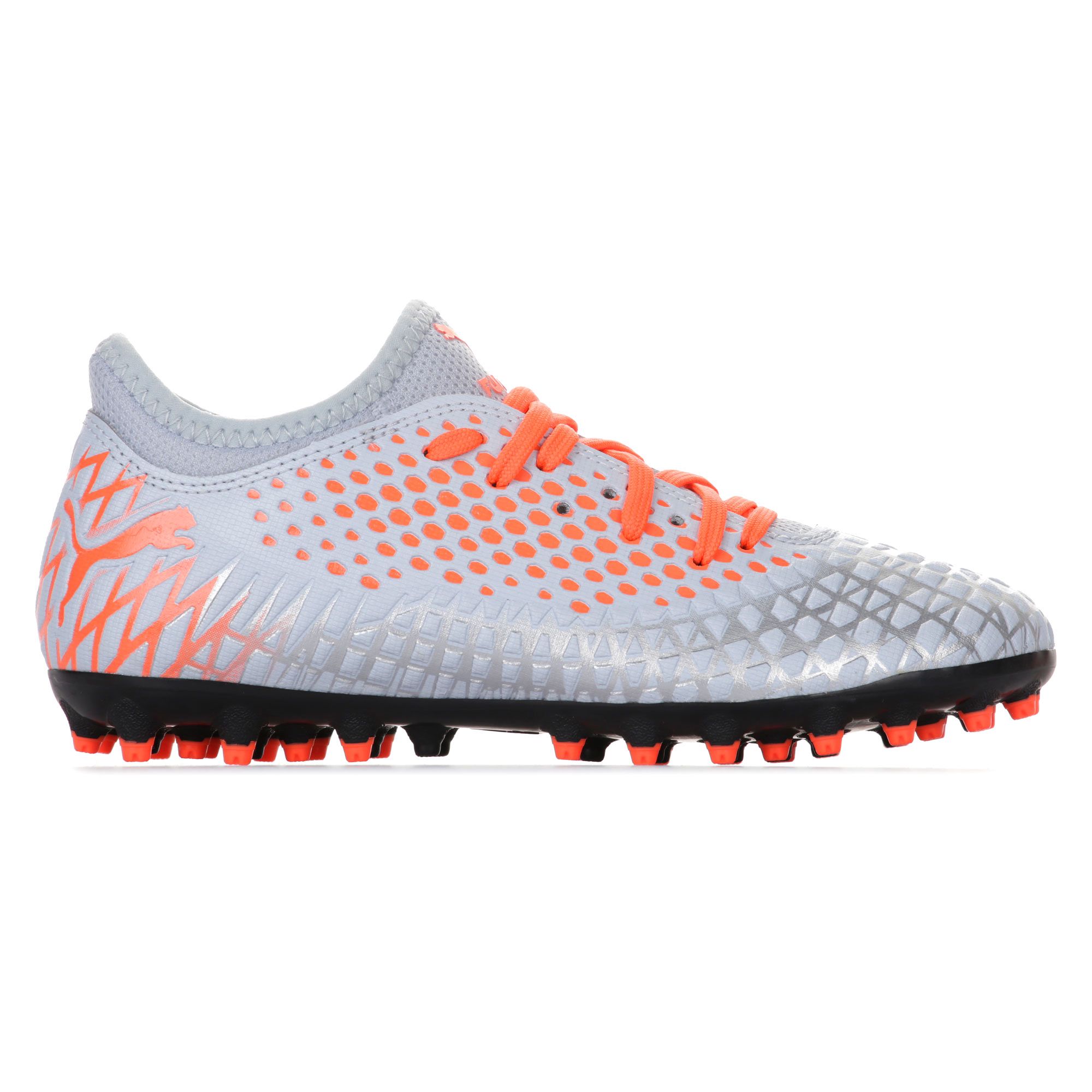 Botas de Fútbol FUTURE 4.4 MG Junior Gris Rojo - Fútbol Factory