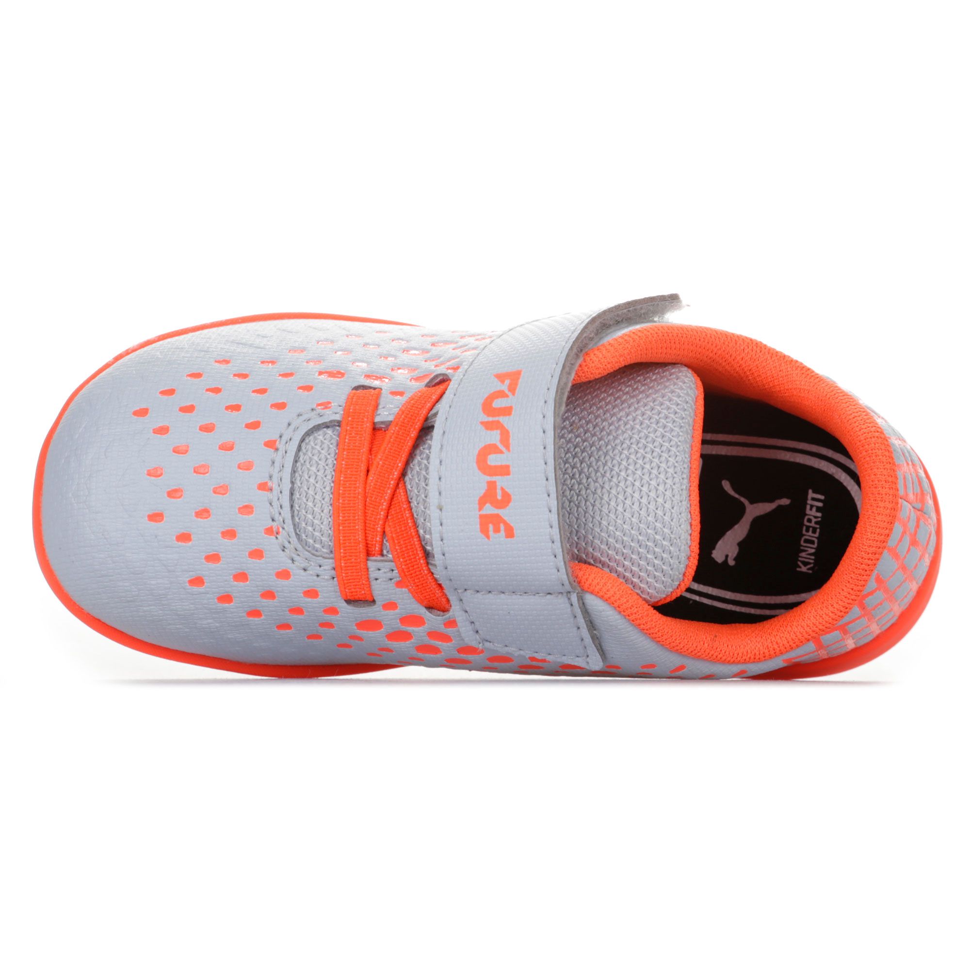 Botas de Fútbol FUTURE 4.4 TT Velcro Bebé Gris Rojo - Fútbol Factory