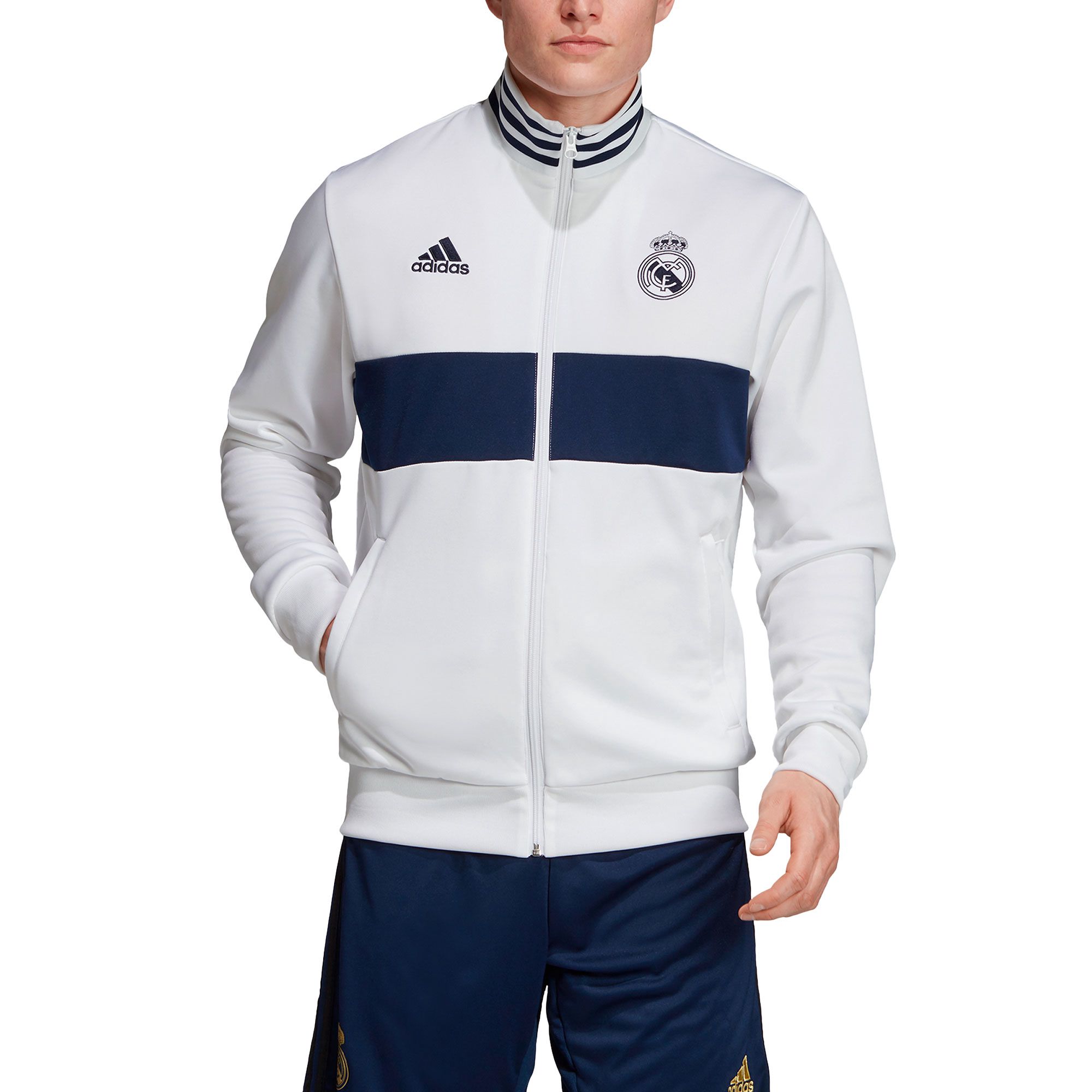 Chaqueta de Paseo Real Madrid 2019/2020 Blanco - Fútbol Factory