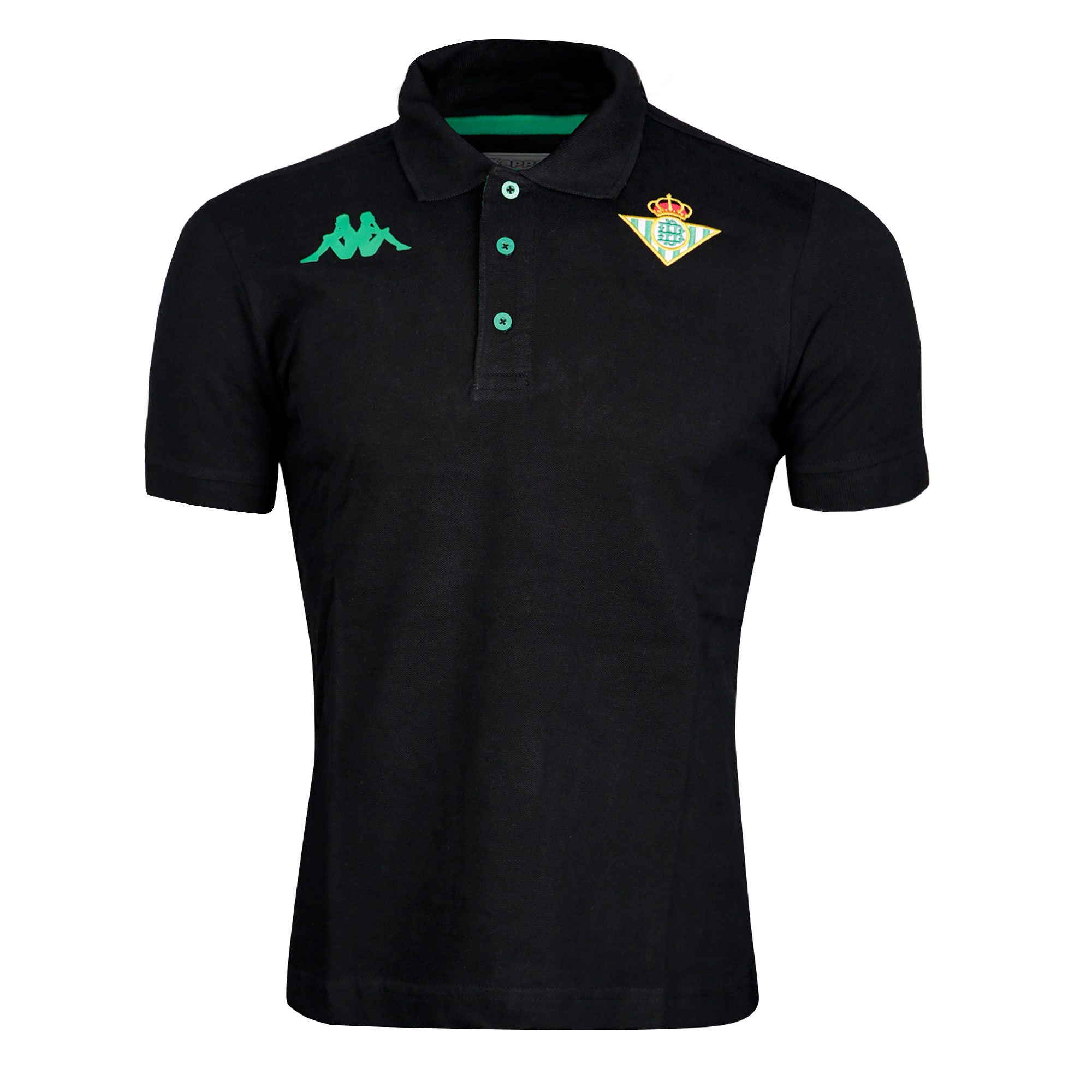 Polo de Paseo Real Betis 2019/2020 Negro - Fútbol Factory