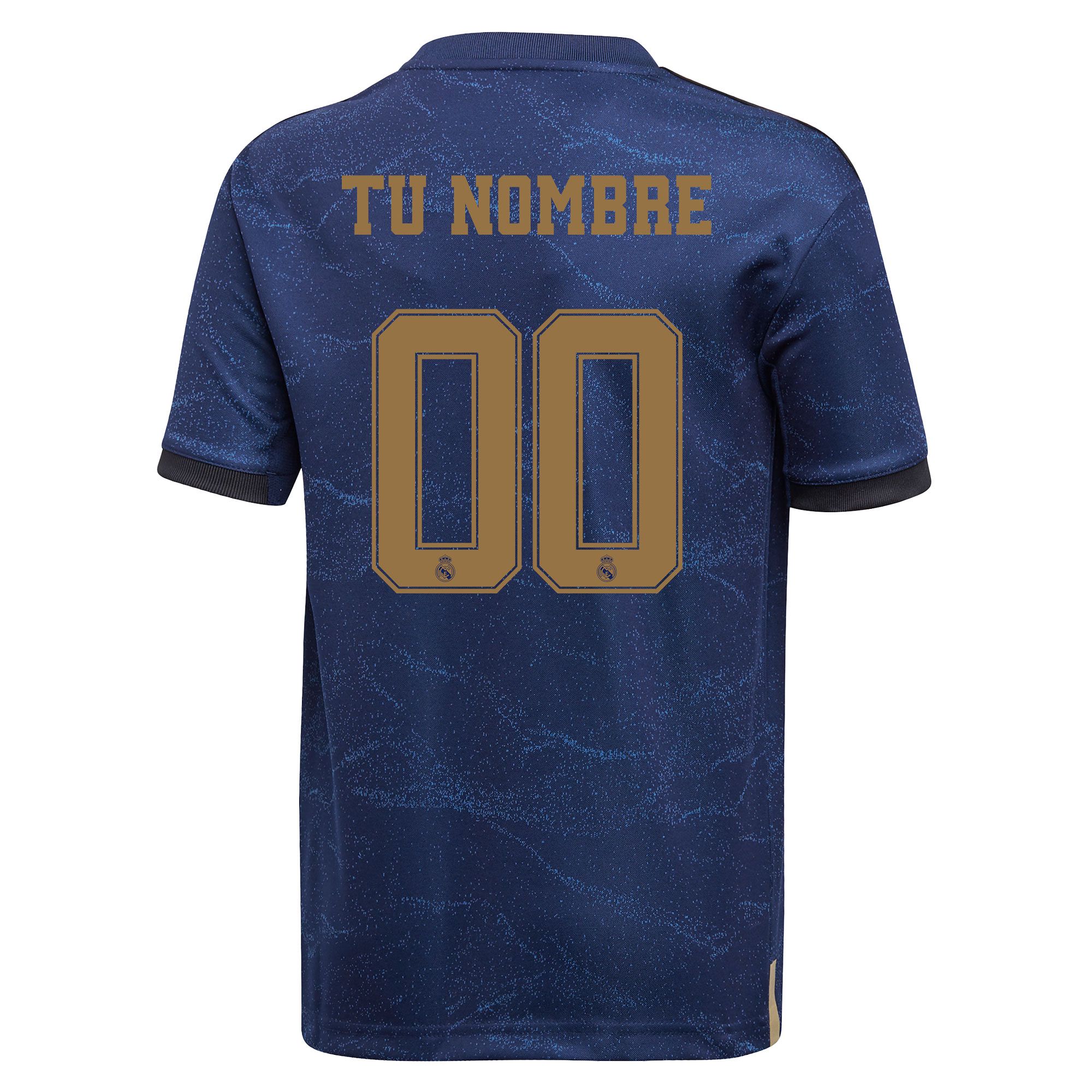Camiseta 2ª Real Madrid 2019/2020 Junior Azul Personalizado - Fútbol Factory