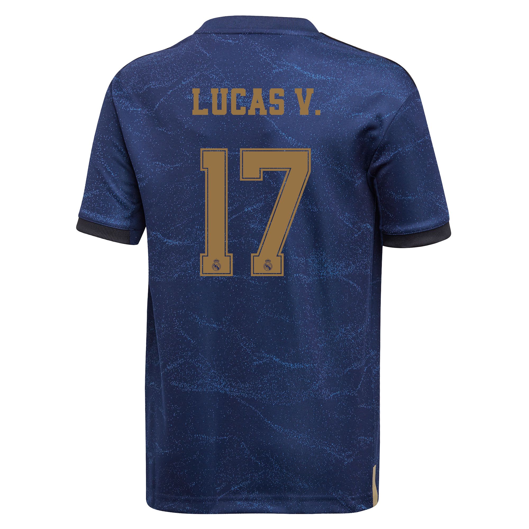 Camiseta 2ª Real Madrid 2019/2020 Junior Azul Lucas Vázquez - Fútbol Factory