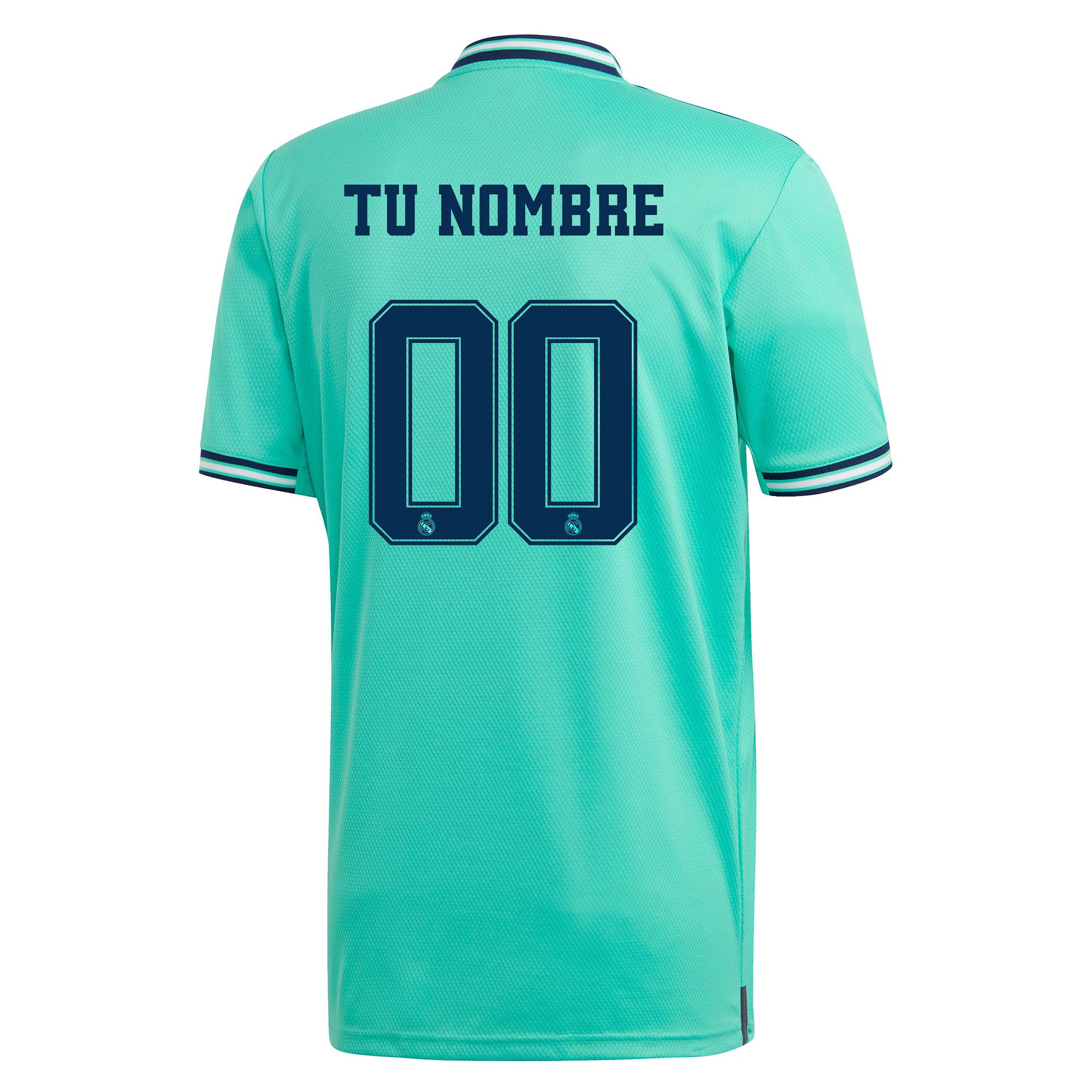 Camiseta 3ª Real Madrid 2019/2020 Verde Personalizado - Fútbol Factory