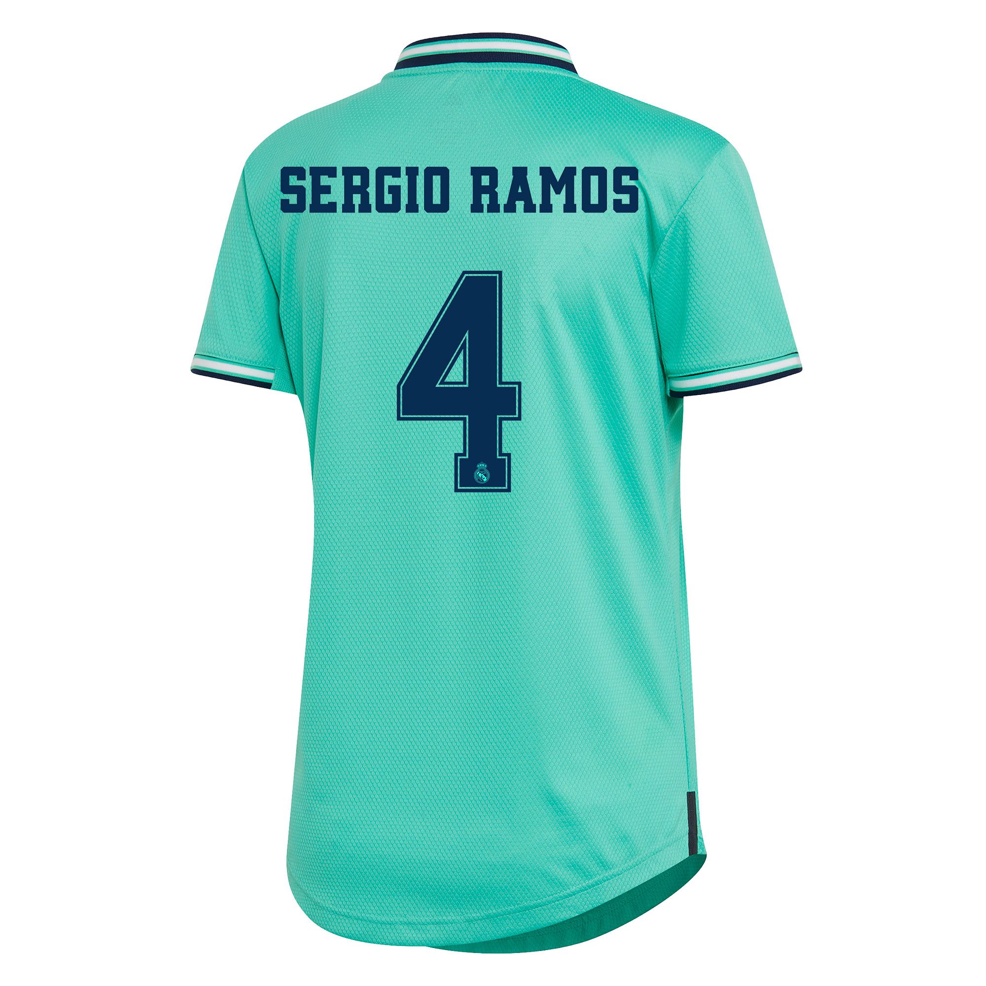 Camiseta 3ª Real Madrid 2019/2020 Mujer Verde Sergio Ramos - Fútbol Factory
