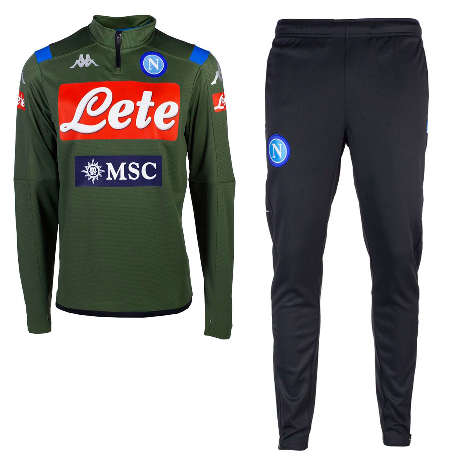 Chándal de Training SSC Nápoles 2019/2020 Verde Negro - Fútbol Factory