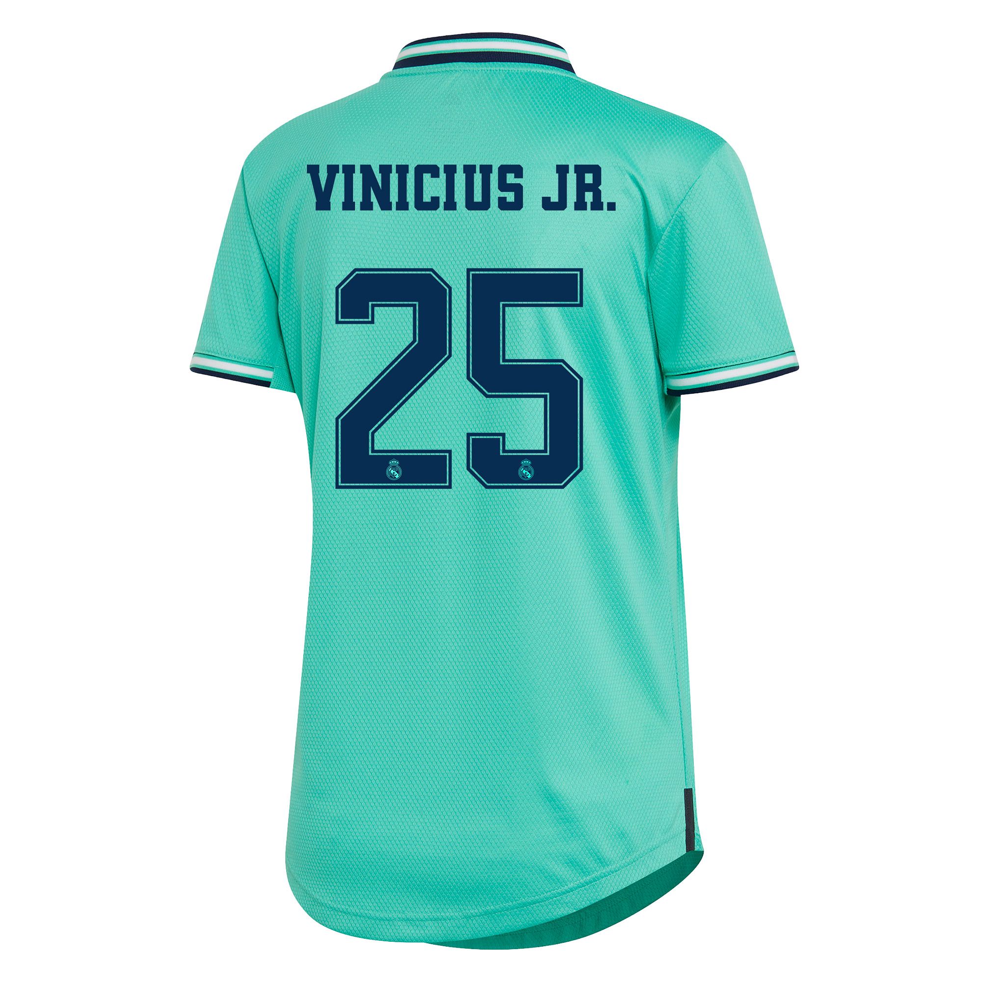 Camiseta 3ª Real Madrid 2019/2020 Mujer Verde Vinicius JR. - Fútbol Factory