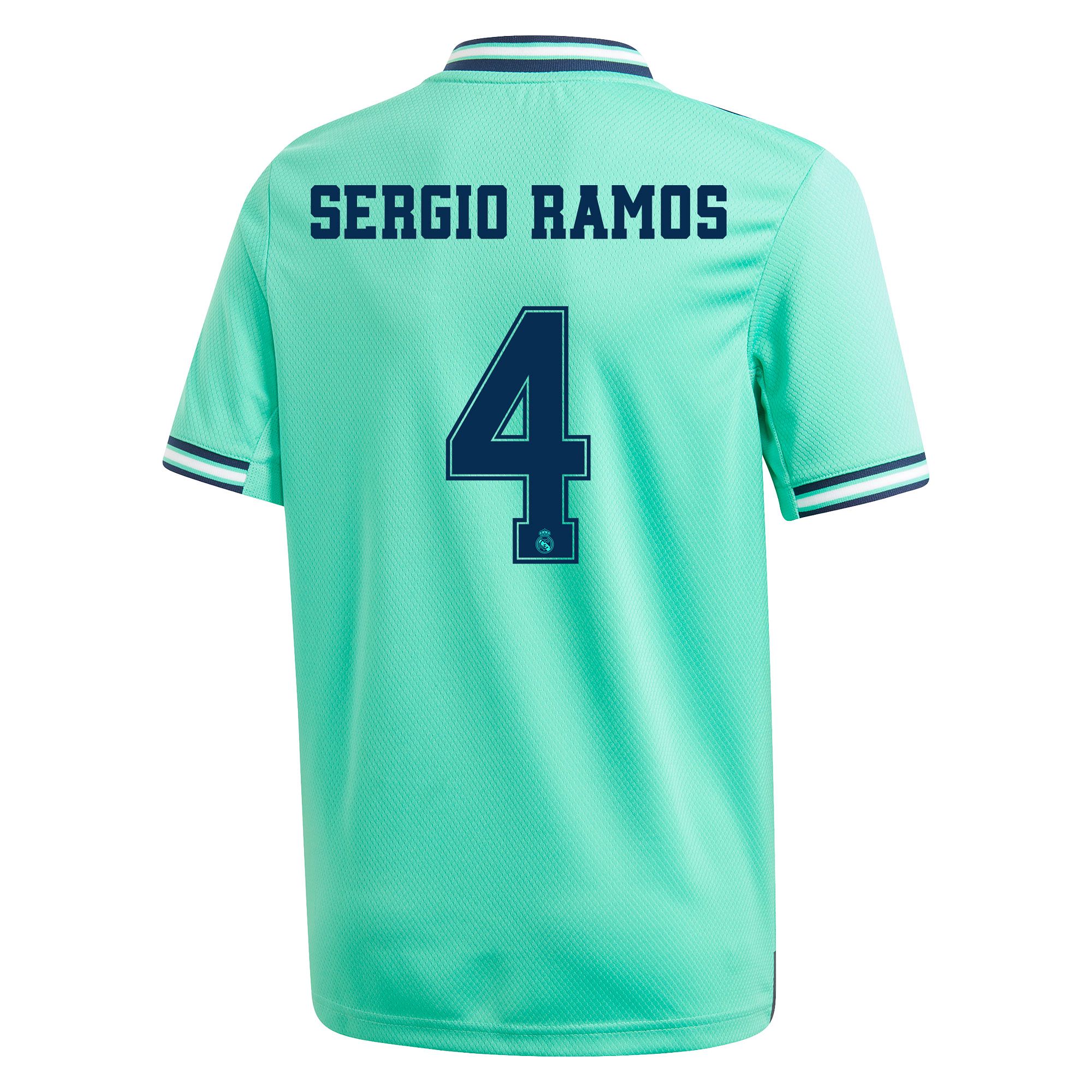 Camiseta 3ª Real Madrid 2019/2020 Junior Verde Sergio Ramos - Fútbol Factory