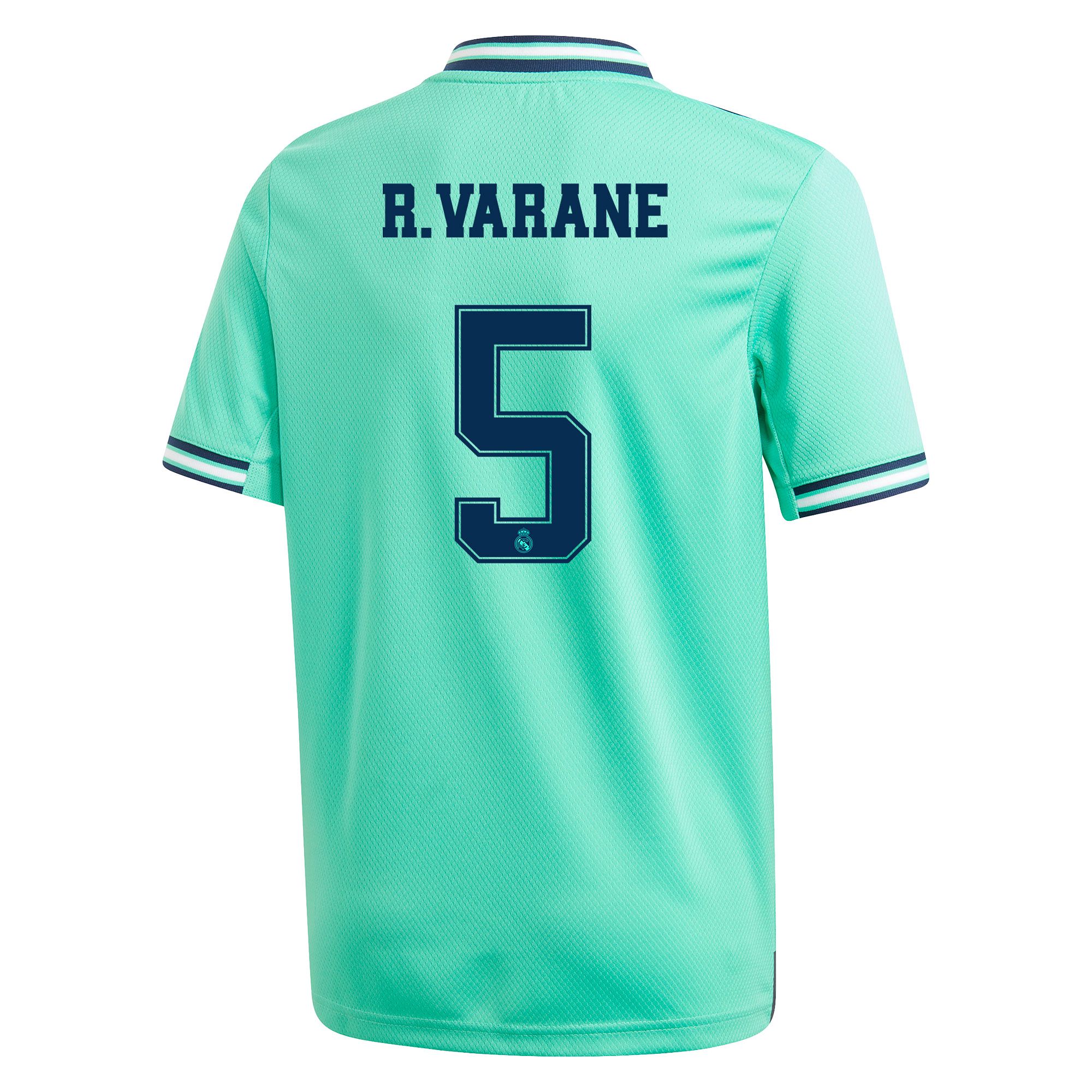 Camiseta 3ª Real Madrid 2019/2020 Junior Verde R. Varane - Fútbol Factory