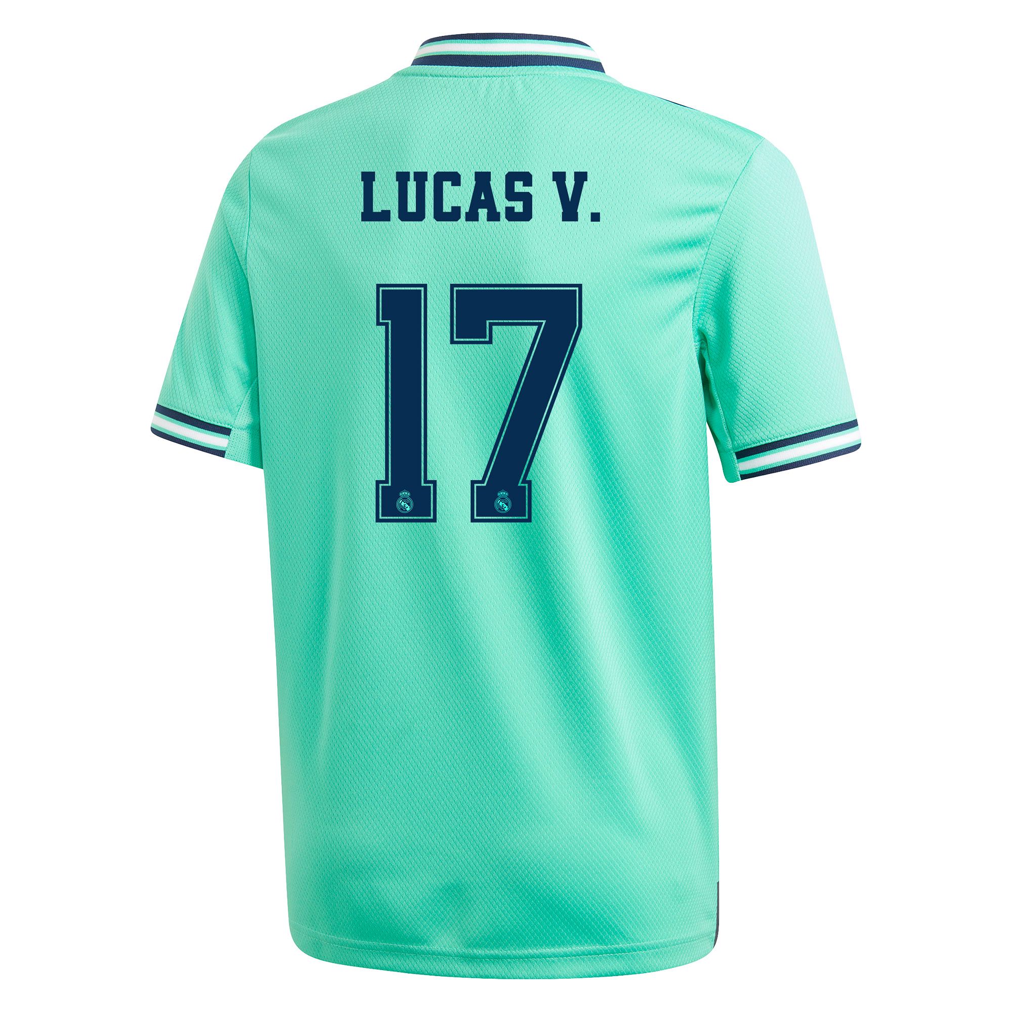 Camiseta 3ª Real Madrid 2019/2020 Junior Verde Lucas Vázquez - Fútbol Factory