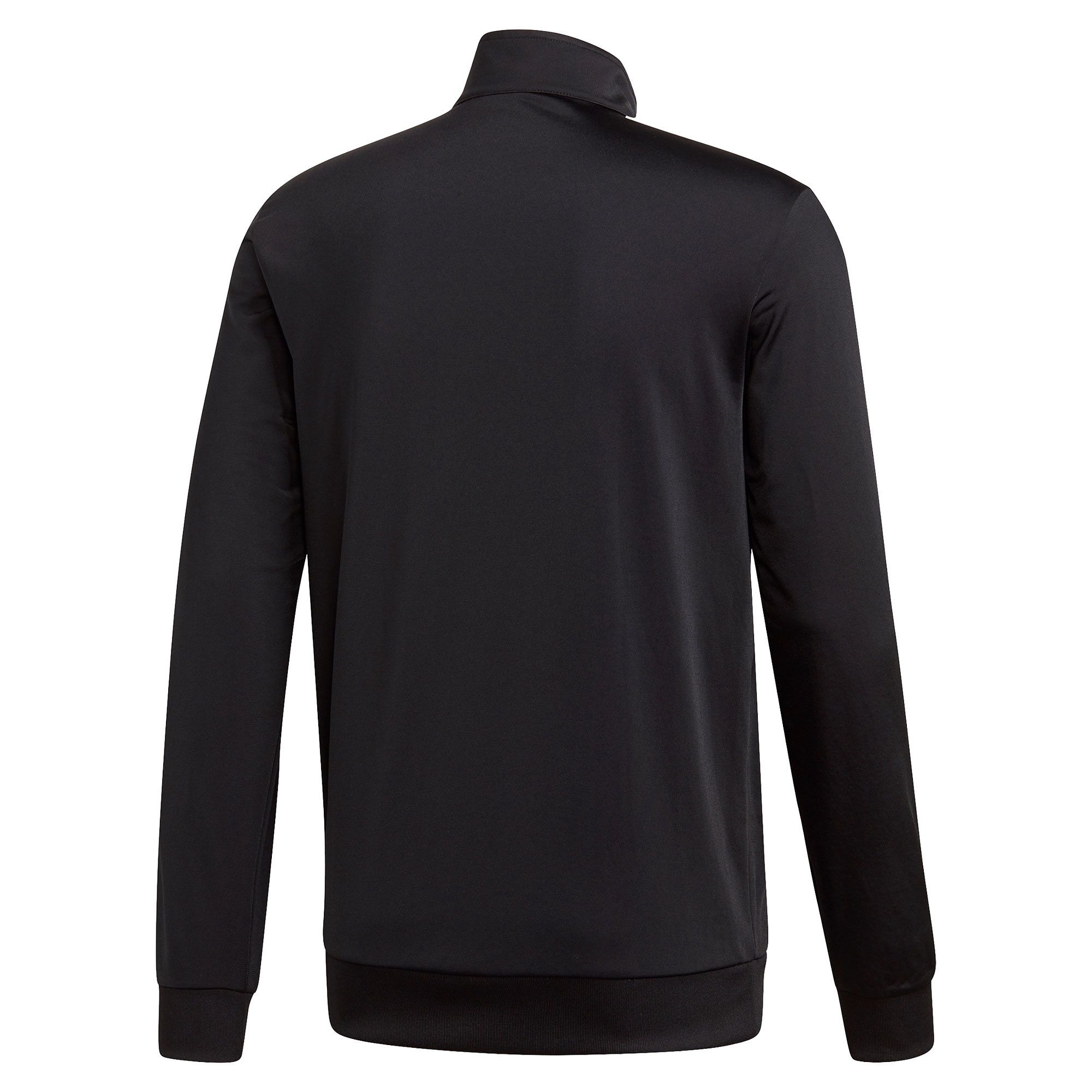Chaqueta de Paseo Essentials Tres Bandas Negro Blanco - Fútbol Factory