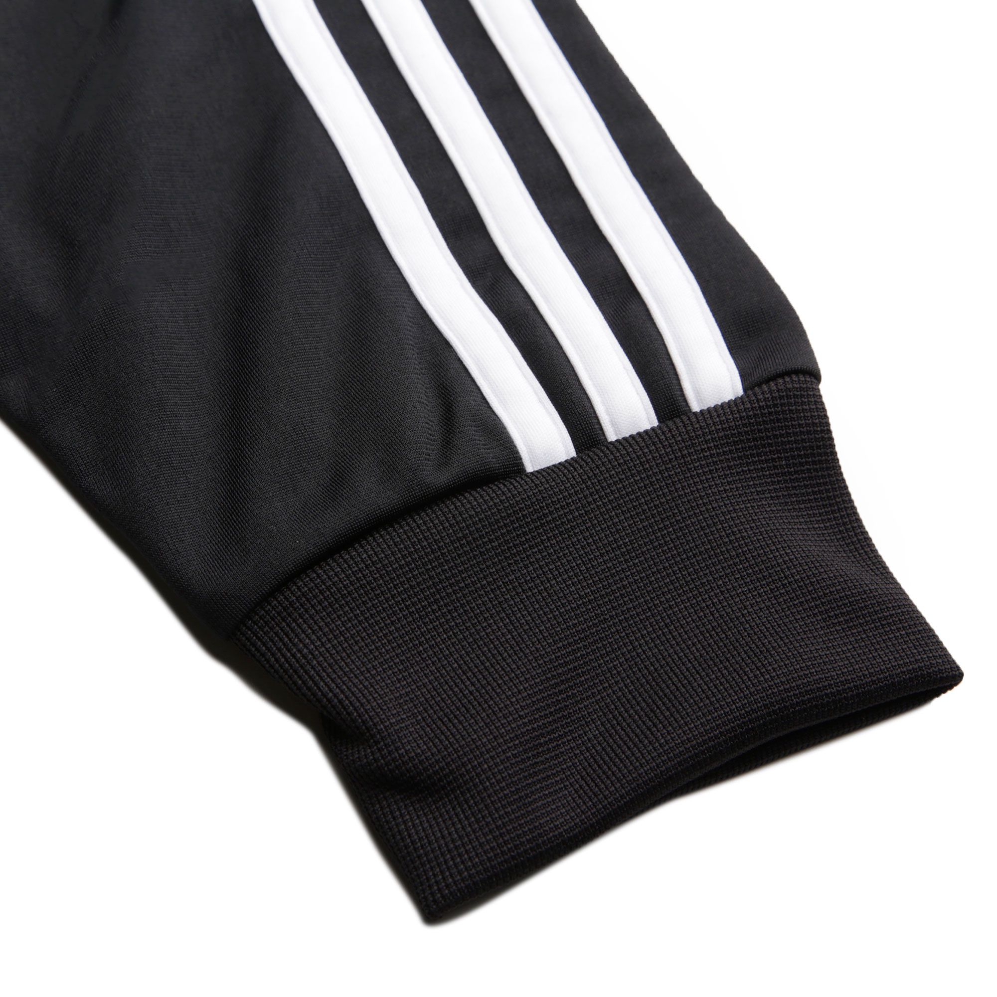 Chaqueta de Paseo Essentials Tres Bandas Negro Blanco - Fútbol Factory