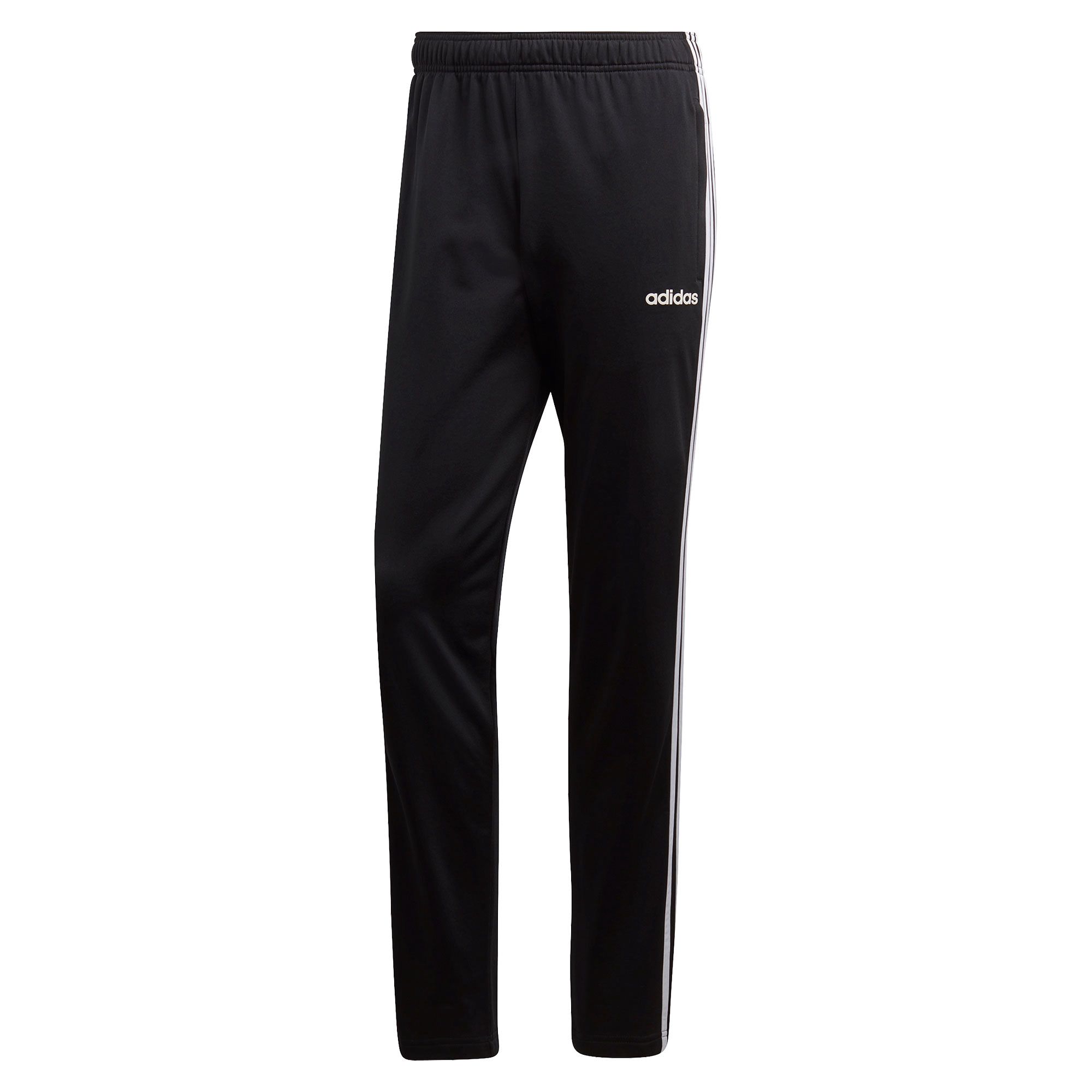 Pantalón Largo de Paseo Essentials Tres Bandas Negro - Fútbol Factory
