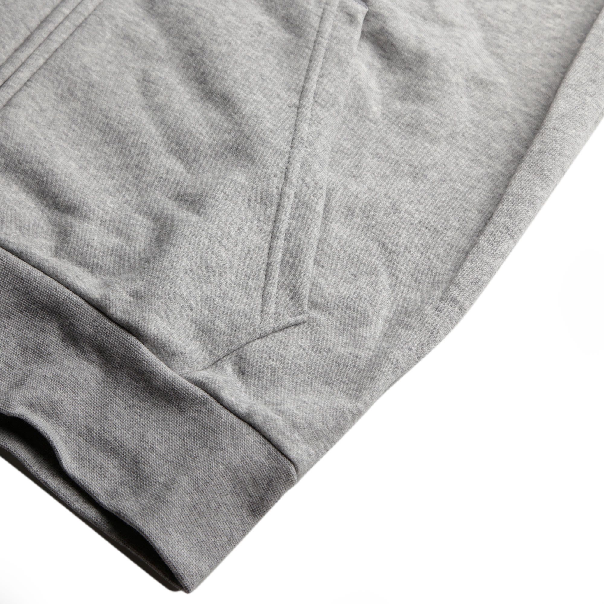 Chaqueta con Capucha de Paseo Essentials Tres Bandas Gris Negro - Fútbol Factory