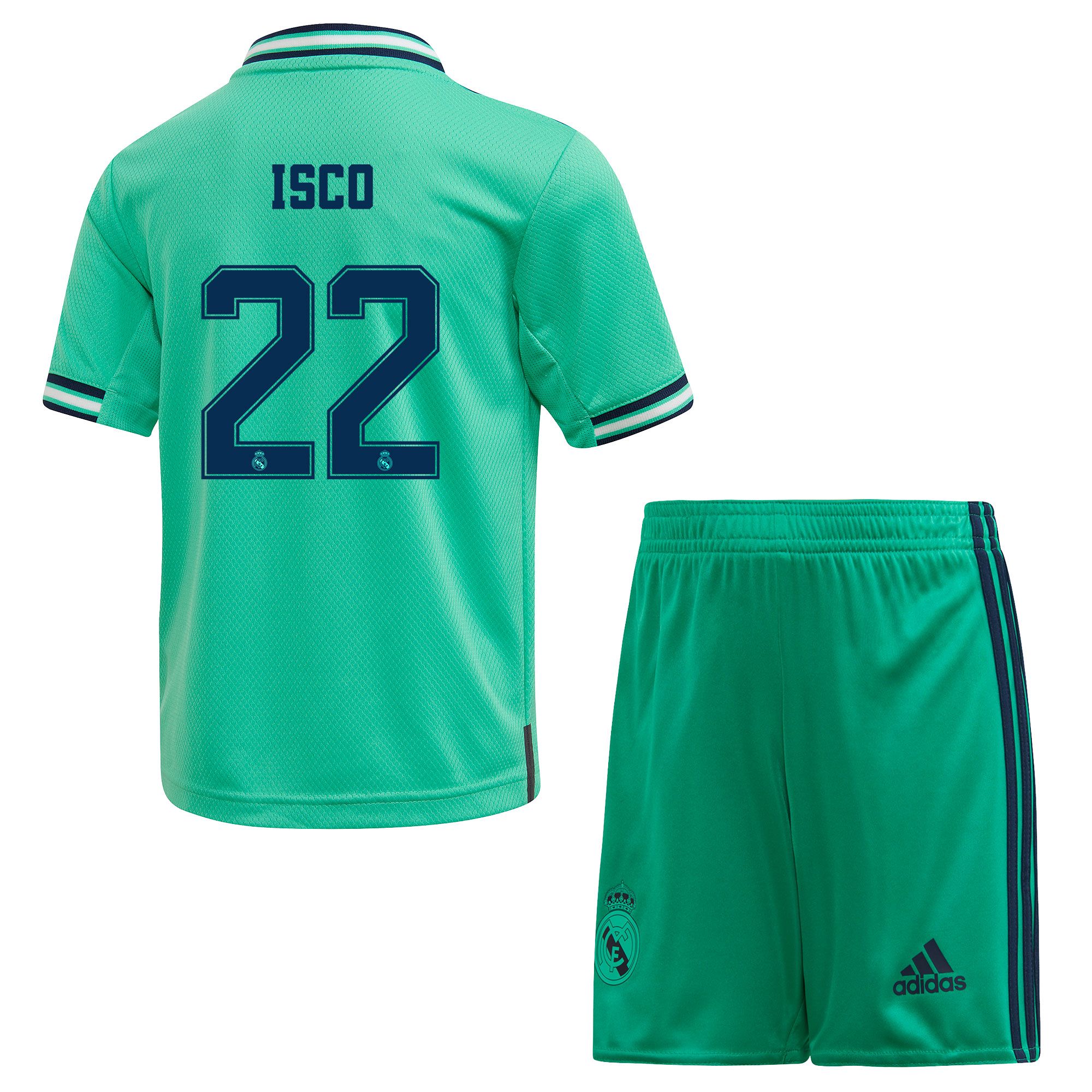 Conjunto 3ª Real Madrid 2019/2020 Infantil Verde Isco - Fútbol Factory