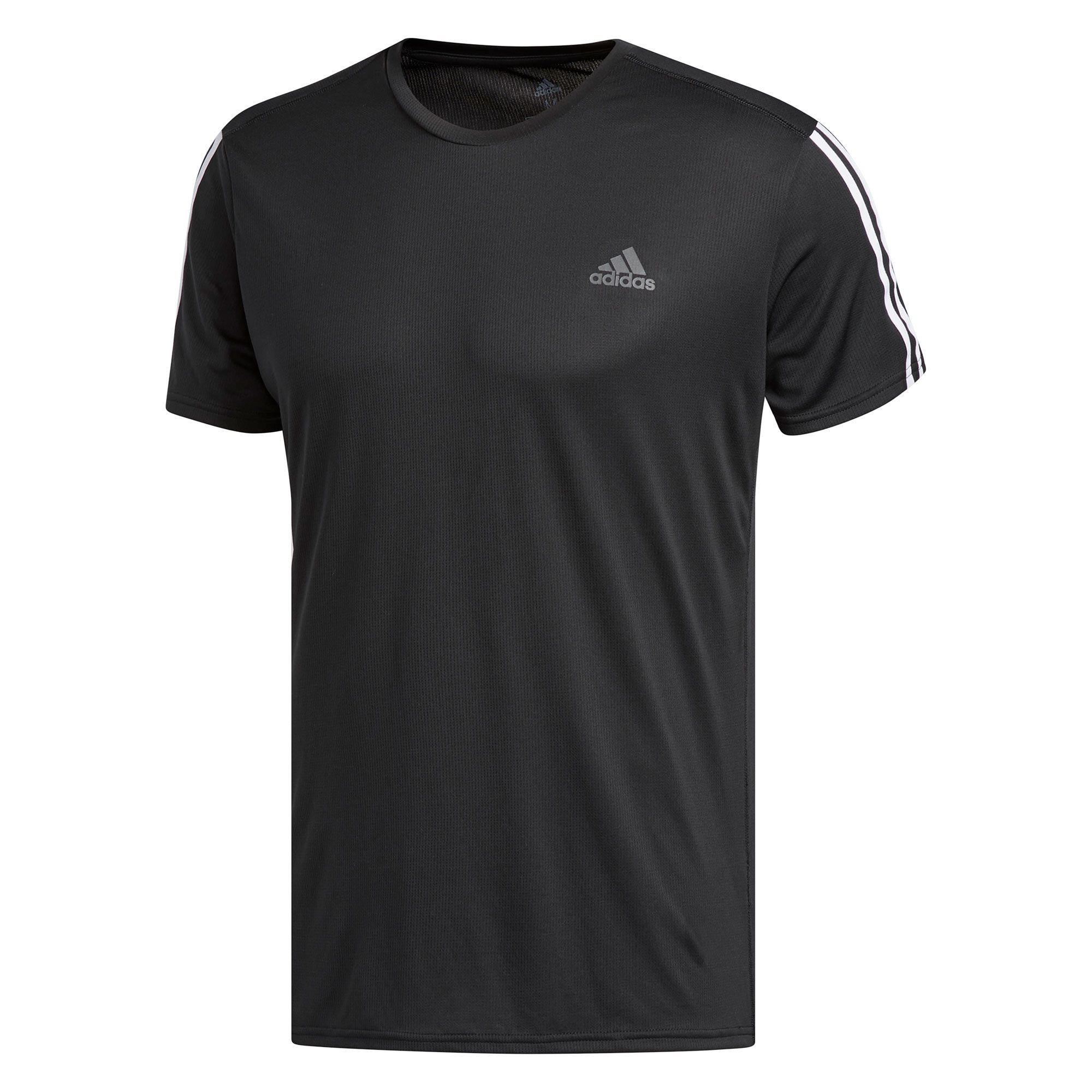Camiseta de Running Tres Bandas Negro - Fútbol Factory