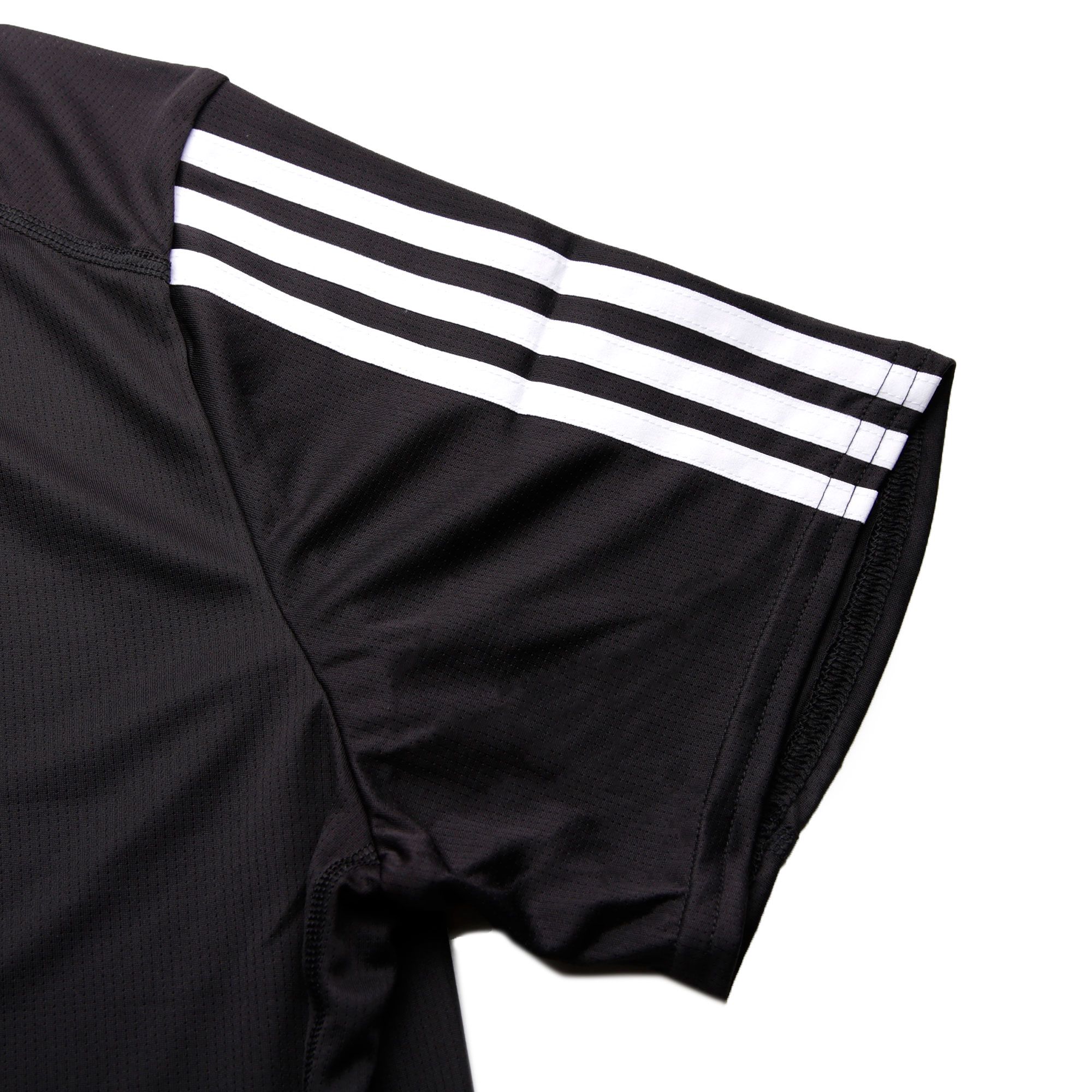 Camiseta de Running Tres Bandas Negro - Fútbol Factory