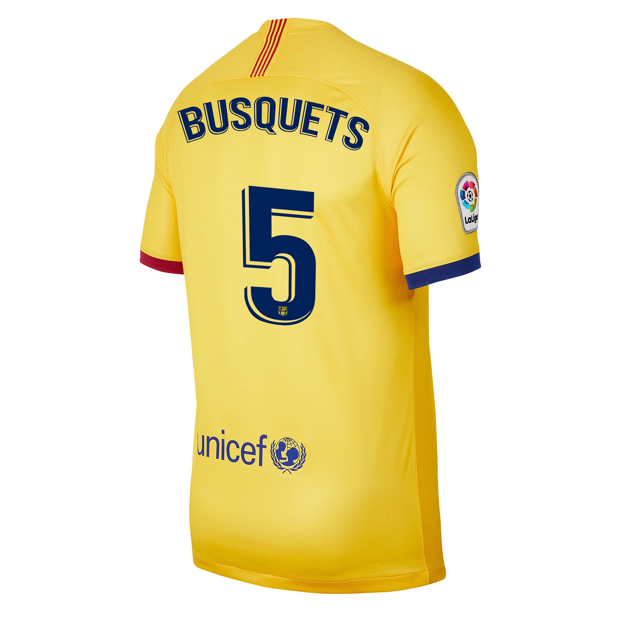 Camiseta 2ª FC Barcelona 2019/2020 Amarillo Busquets - Fútbol Factory