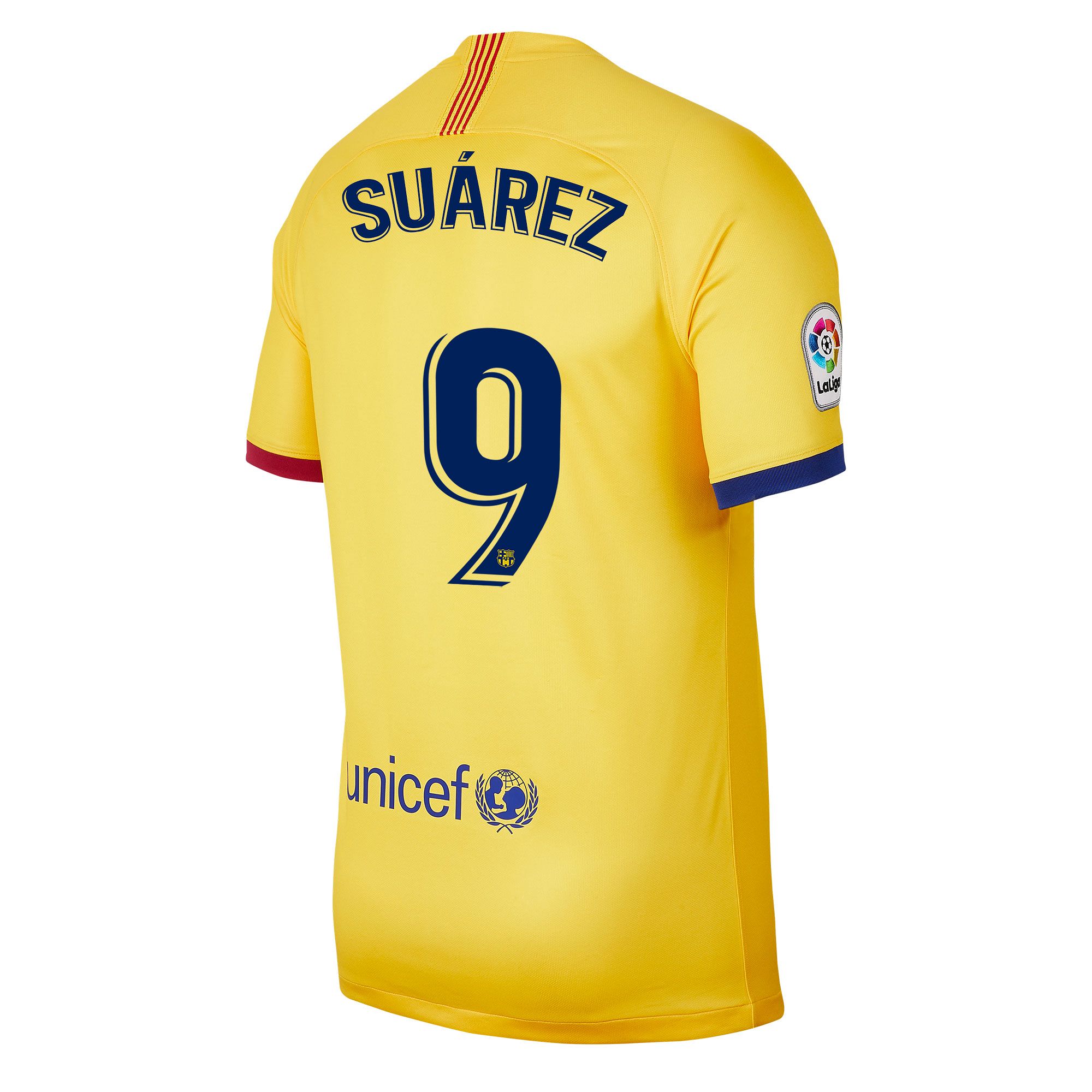 Camiseta 2ª FC Barcelona 2019/2020 Amarillo Suárez - Fútbol Factory