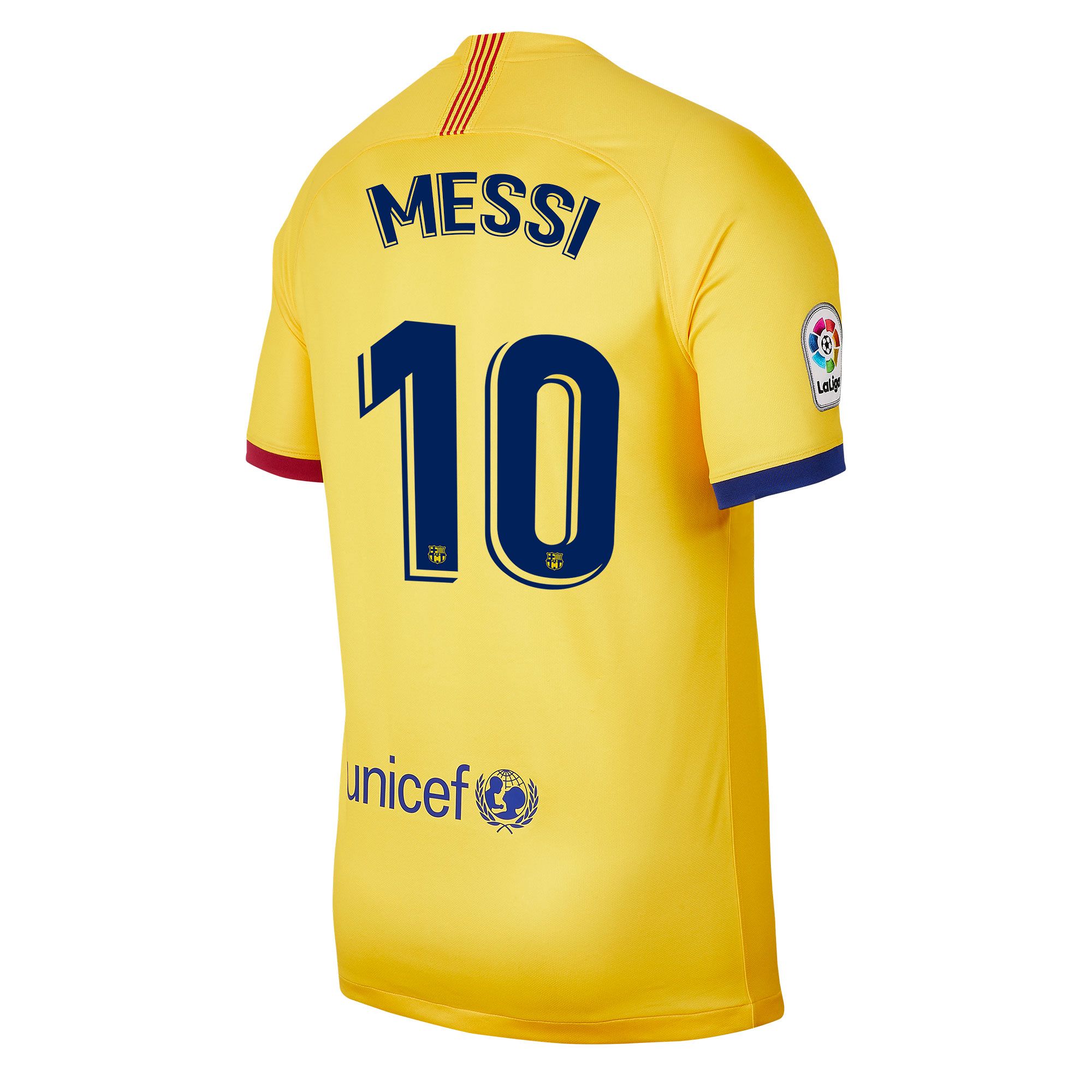 Camiseta 2ª FC Barcelona 2019/2020 Amarillo Messi - Fútbol Factory