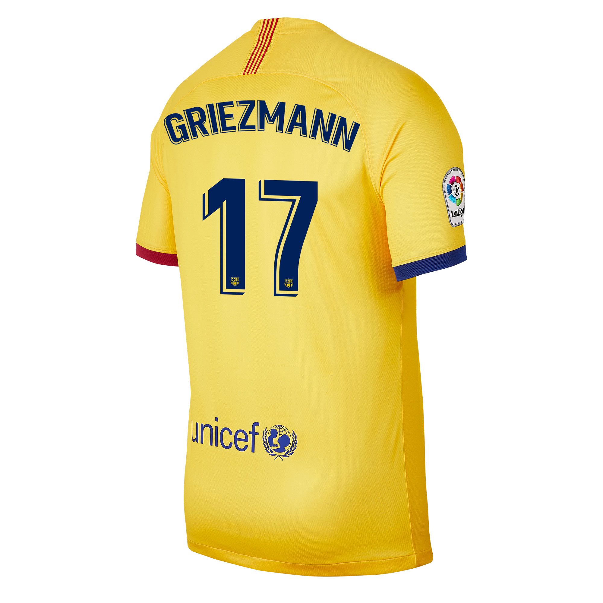 Camiseta 2ª FC Barcelona 2019/2020 Amarillo Griezmann - Fútbol Factory