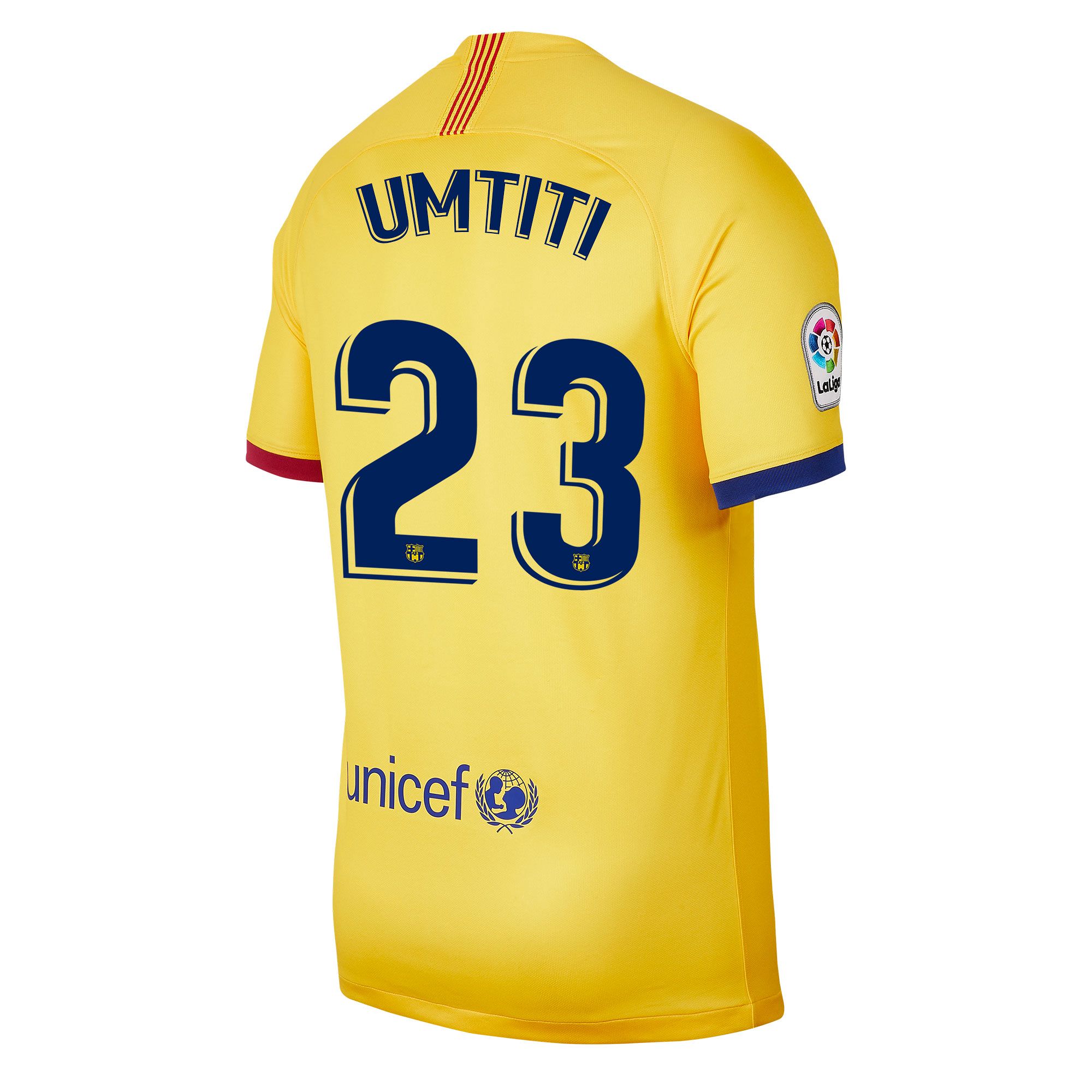 Camiseta 2ª FC Barcelona 2019/2020 Amarillo Umtiti - Fútbol Factory