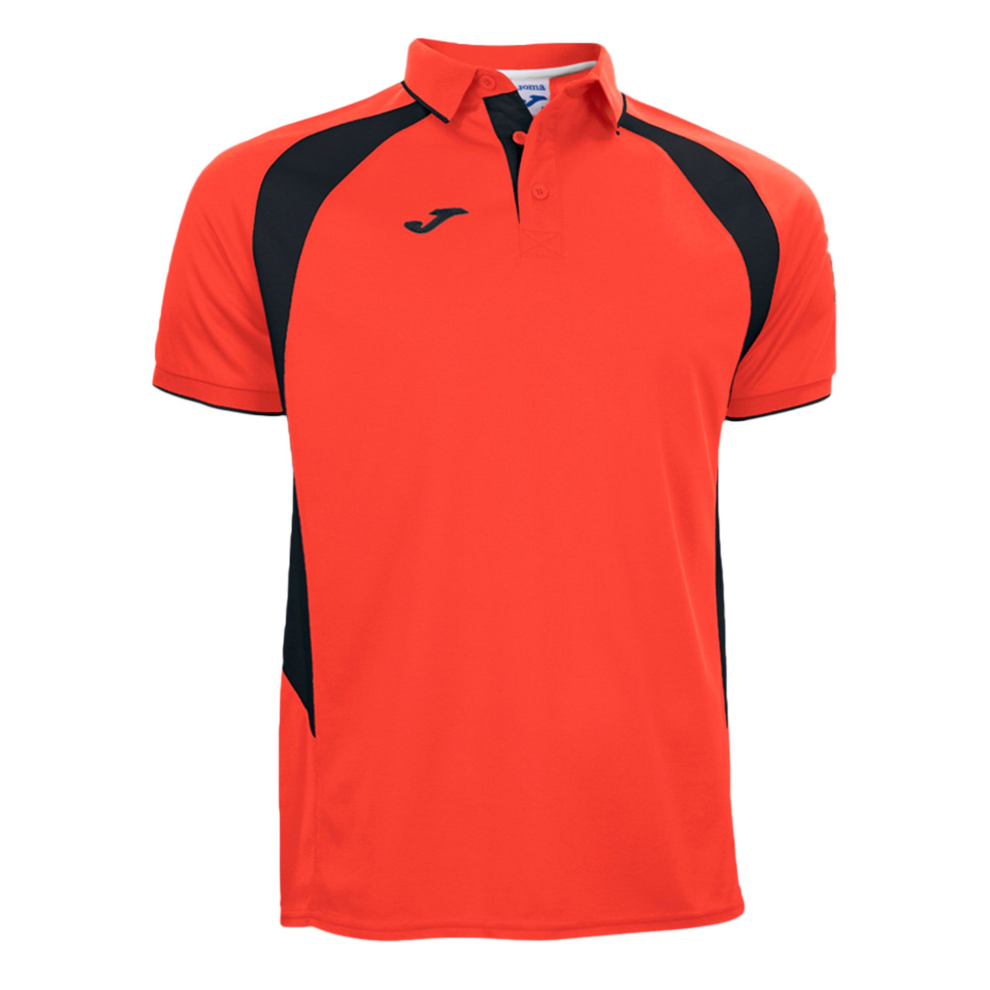 Polo de Paseo Champion III Junior Naranja Negro - Fútbol Factory