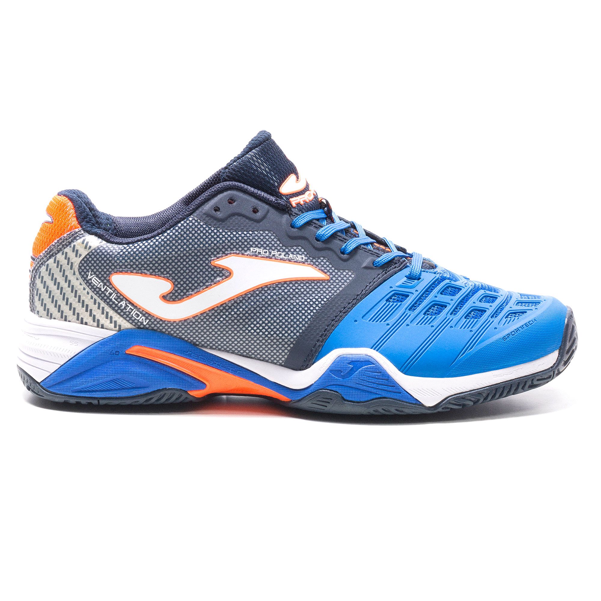 Zapatillas de Tenis Pro Roland All Court Azul Gris - Fútbol Factory