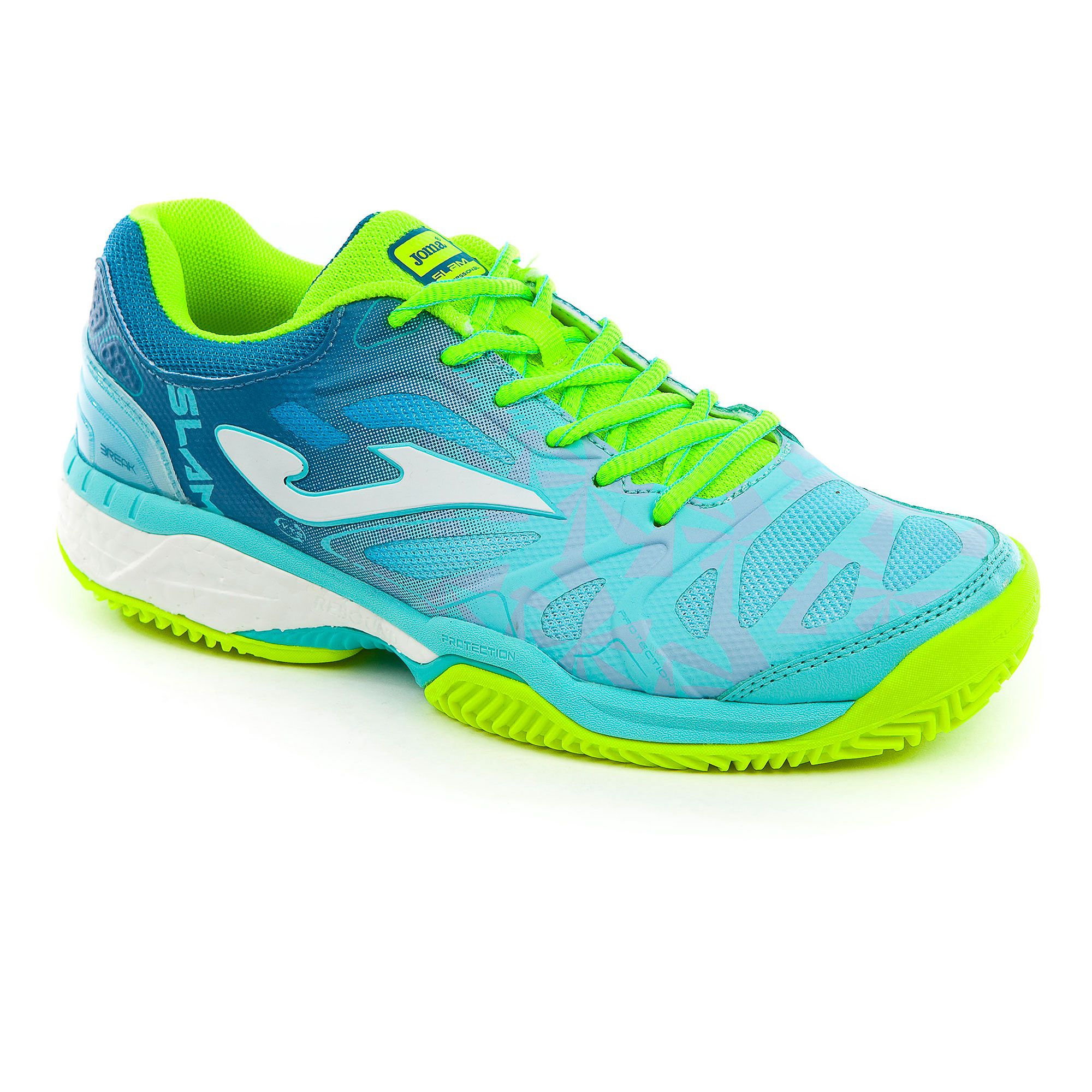 Zapatillas de Tenis y Padel Slam Clay Mujer Turquesa - Fútbol Factory