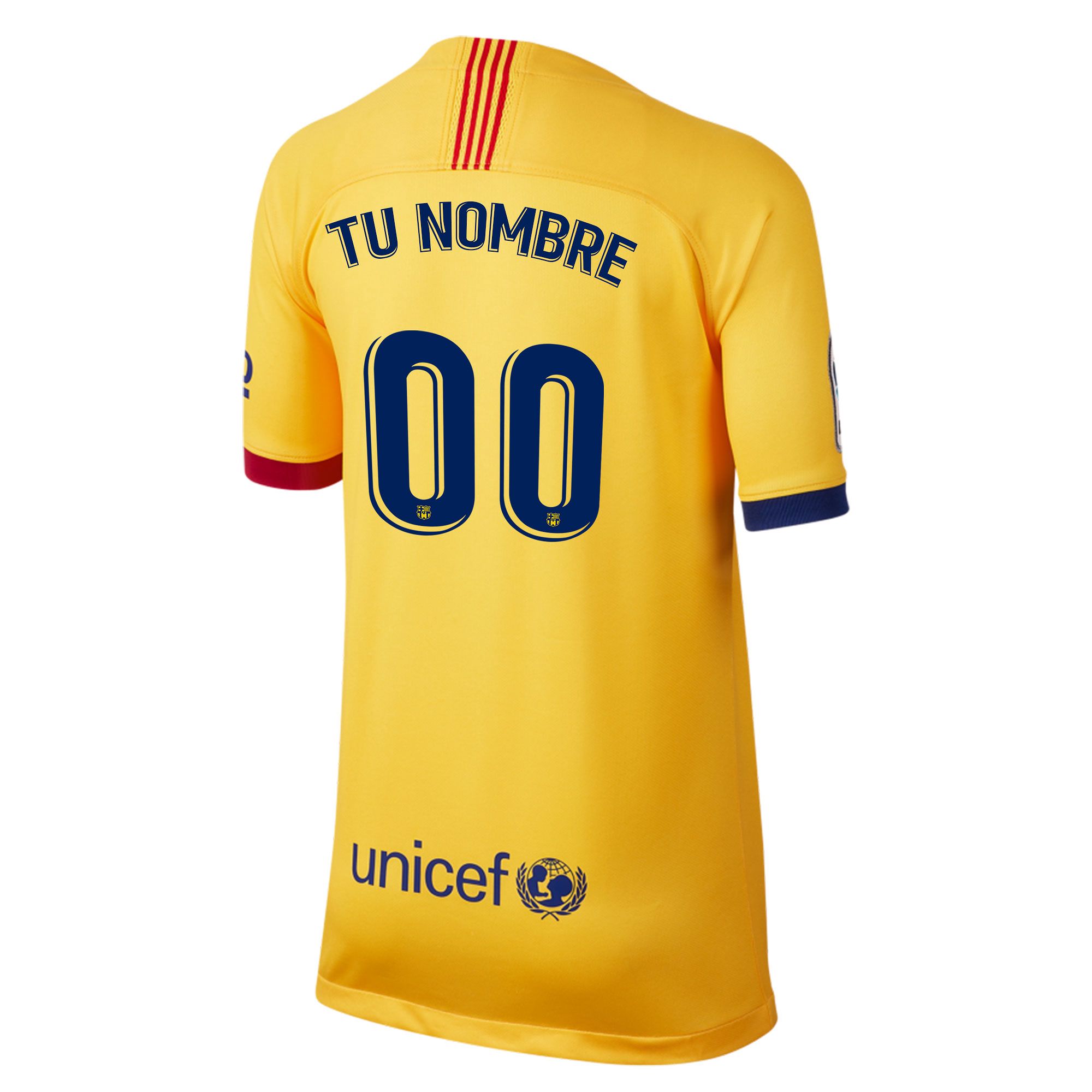 Camiseta 2ª FC Barcelona 2019/2020 Junior Personalizado - Fútbol Factory