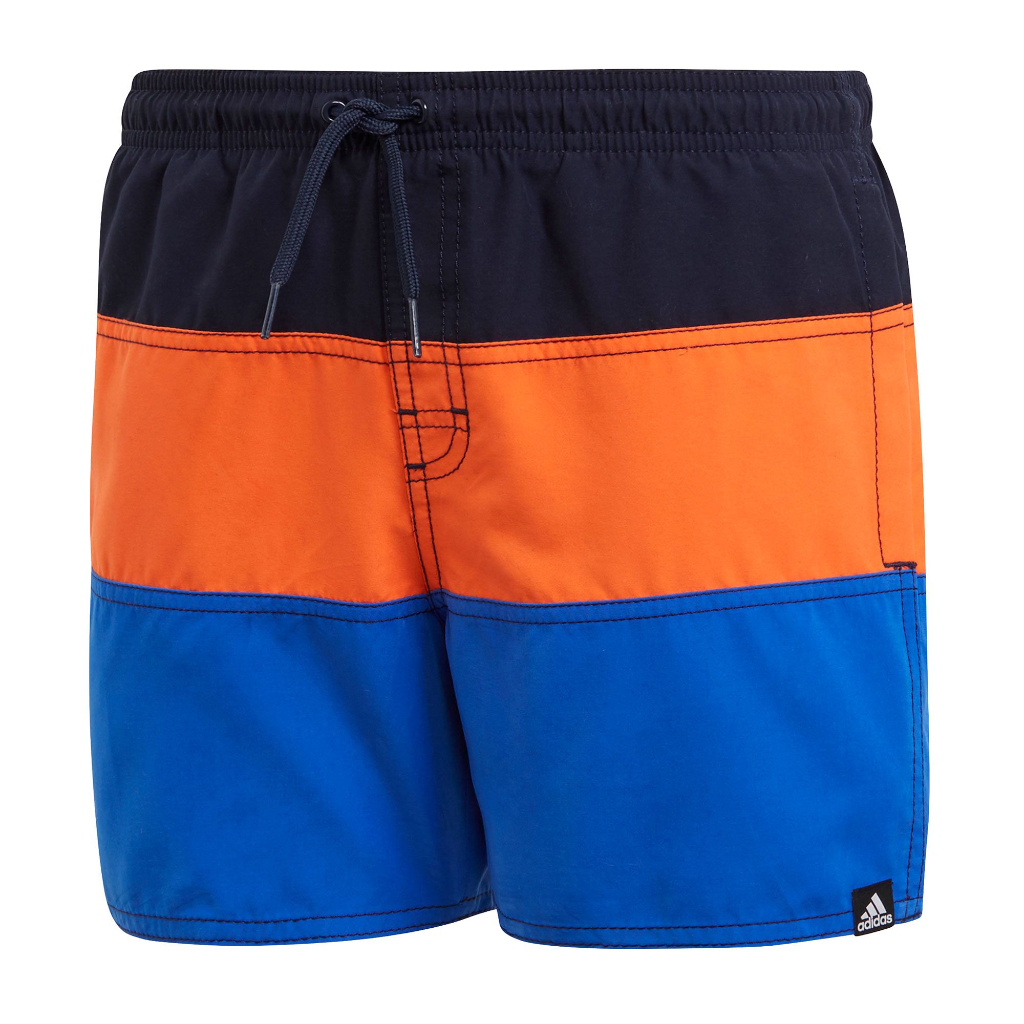 Bañador Colorblock Junior Azul Naranja - Fútbol Factory