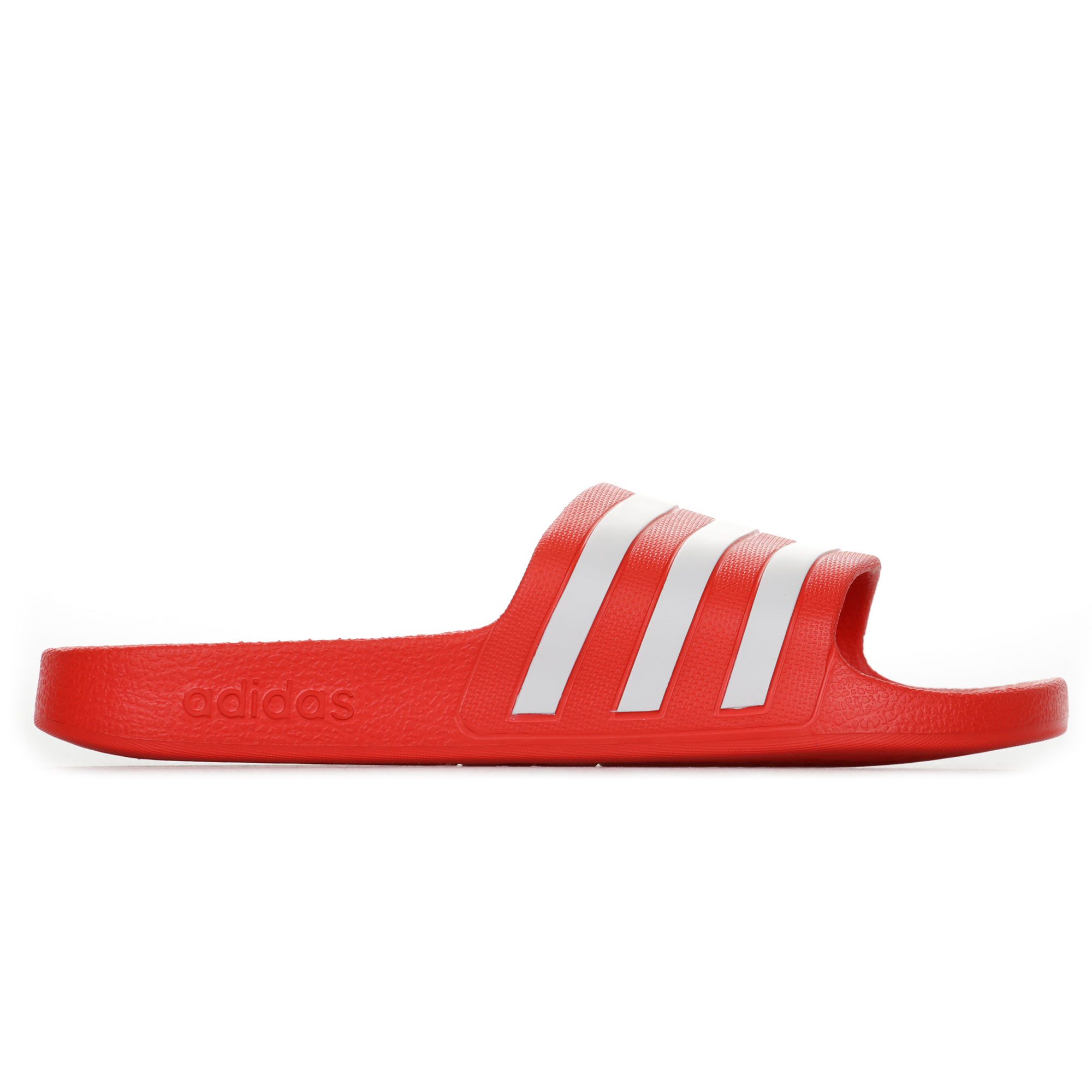 Chanclas Adilette Aqua Junior Rojo - Fútbol Factory