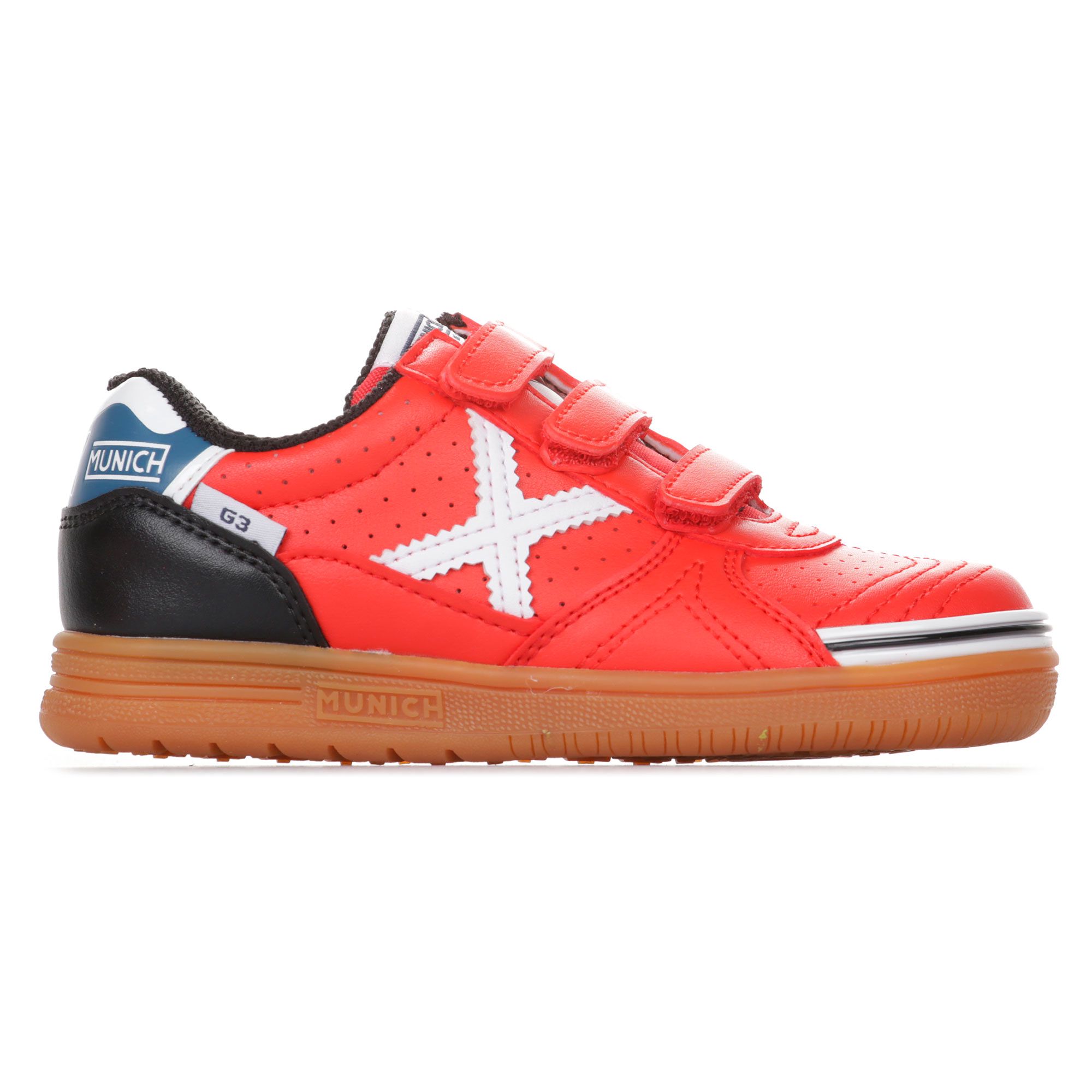 Zapatillas de Fútbol Sala G-3 Profit Velcro Junior Rojo - Fútbol Factory