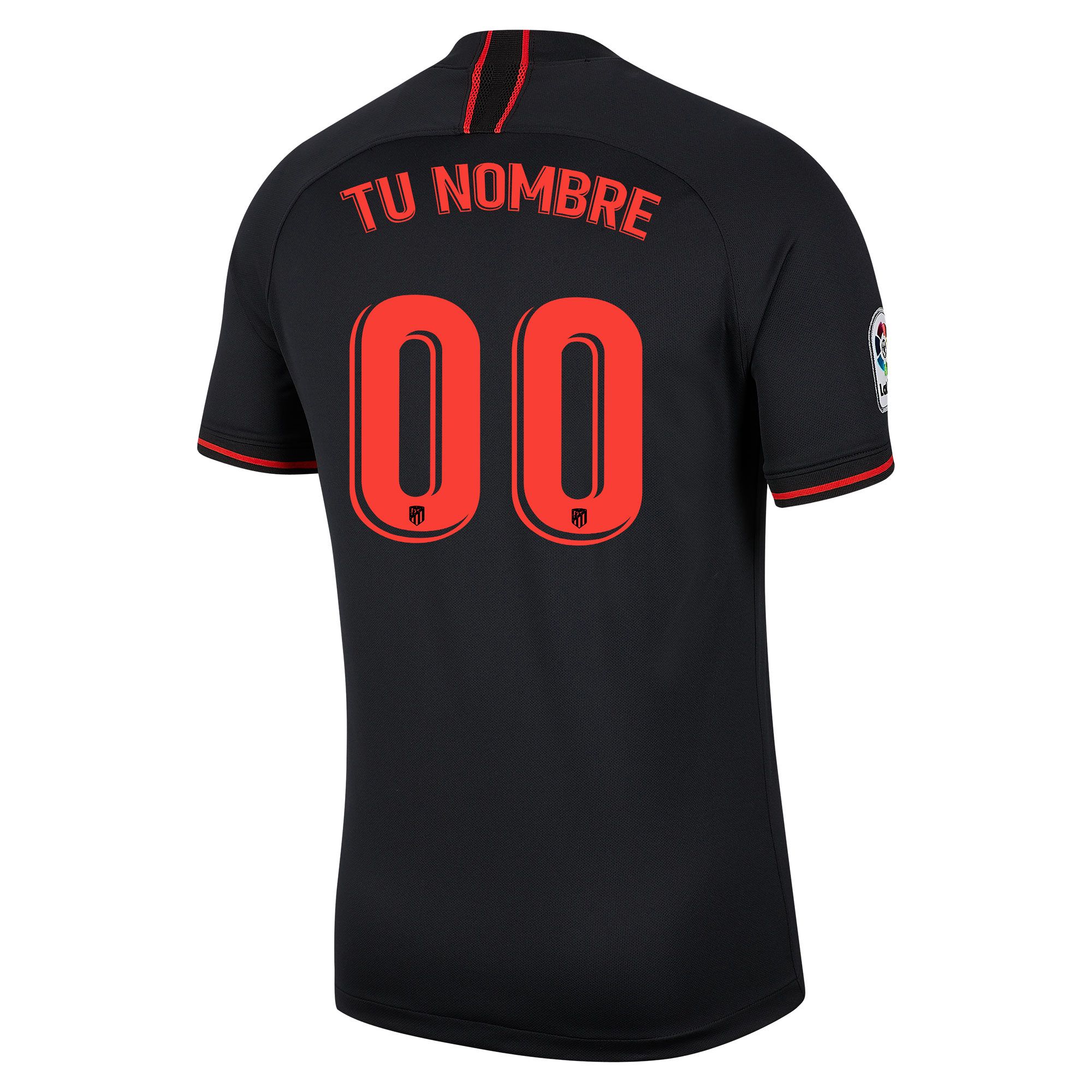 Camiseta 2ª Atlético de Madrid 2019/2020 Negro Personalizado - Fútbol Factory