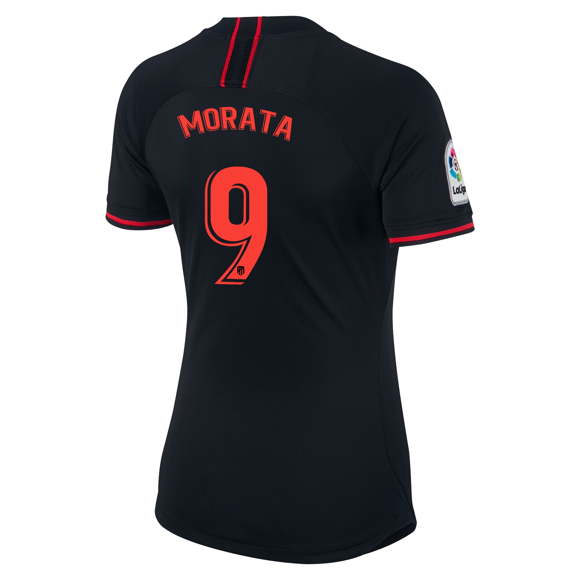 Camiseta 2ª Atlético de Madrid 2019/2020 Mujer Negro Morata - Fútbol Factory