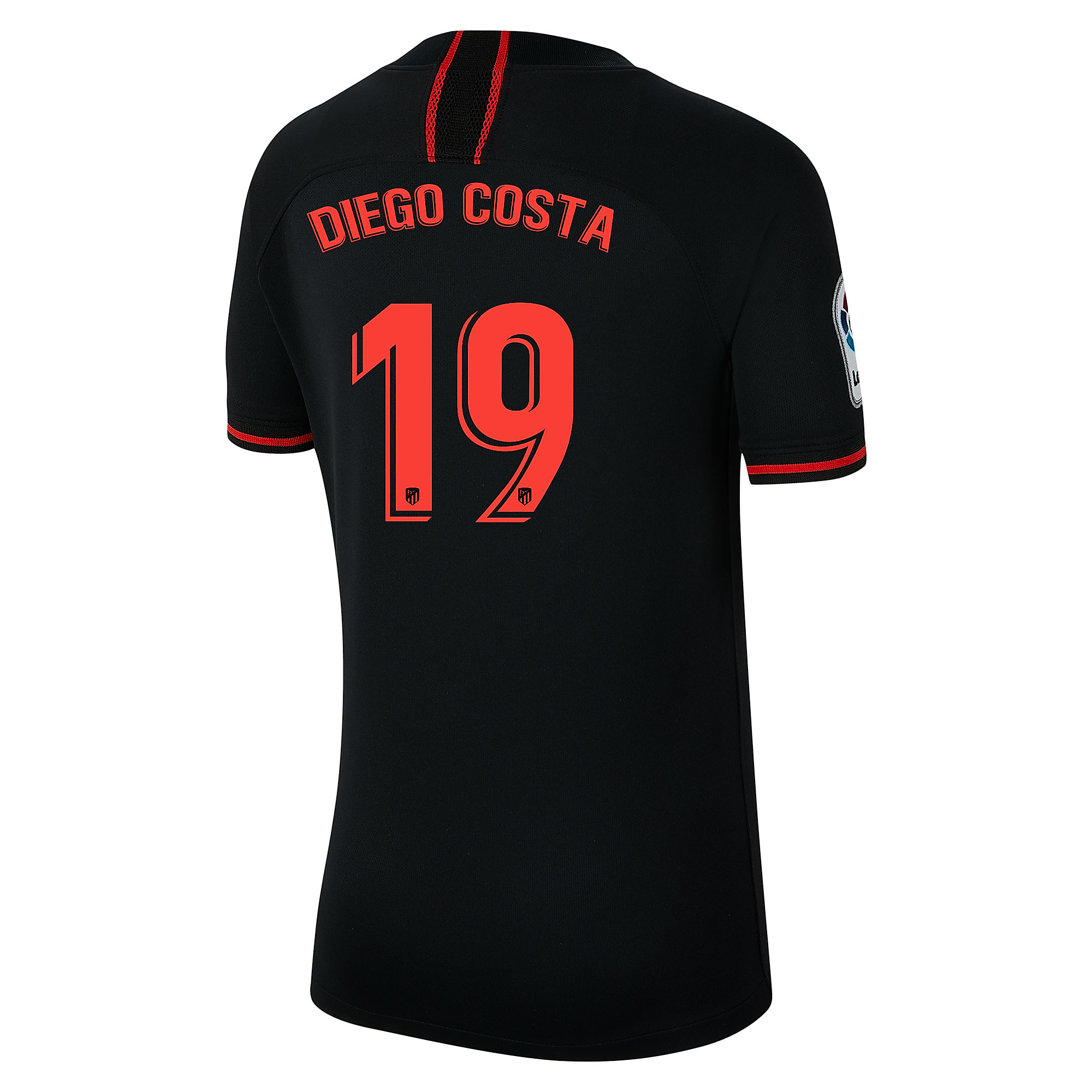 Camiseta 2ª Atlético de Madrid 2019/2020 Junior Negro Diego Costa - Fútbol Factory