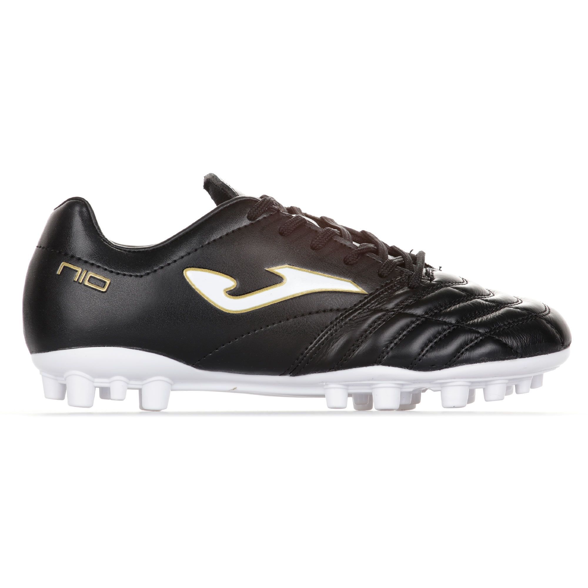 Botas de Fútbol N-10 Pro AG Negro Blanco - Fútbol Factory