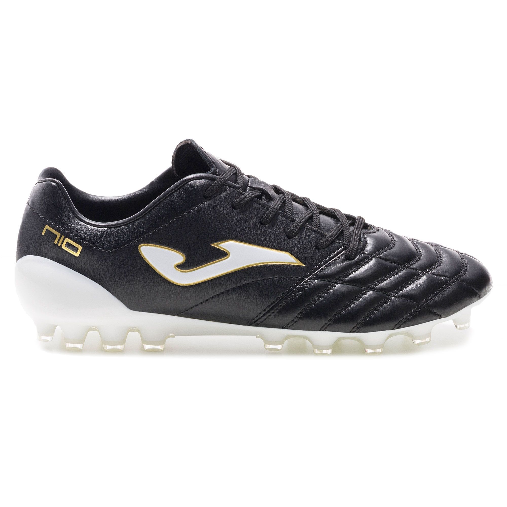 Botas de Fútbol N-10 Pro AG Negro Blanco - Fútbol Factory