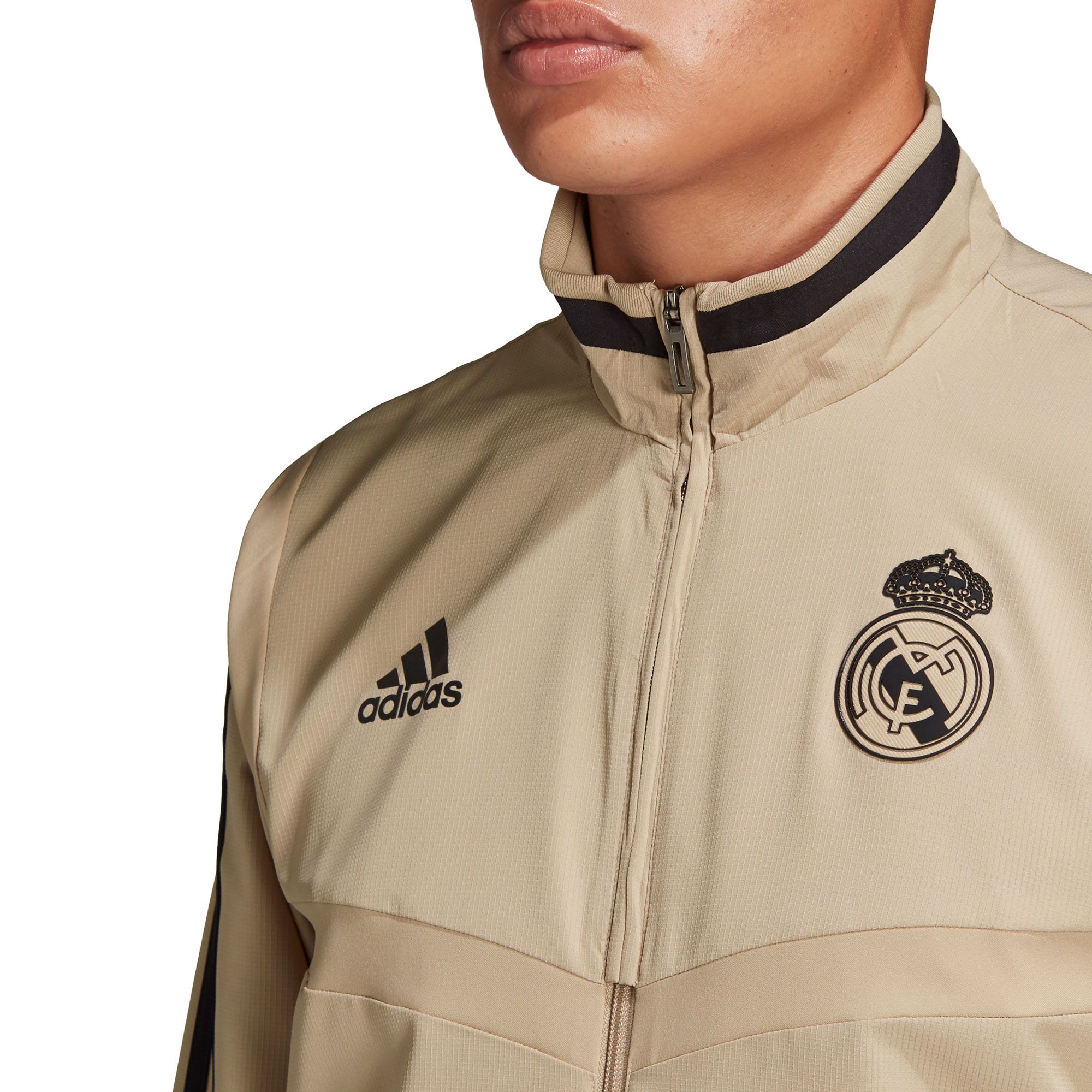 Chándal Pre-Match Real Madrid 2019/2020 Oro Negro - Fútbol Factory