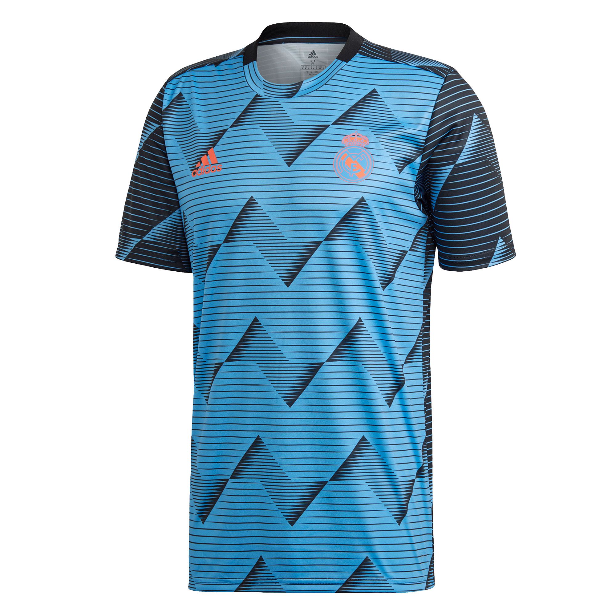 Camiseta Pre-Match Real Madrid 2019/2020 Azul Negro - Fútbol Factory