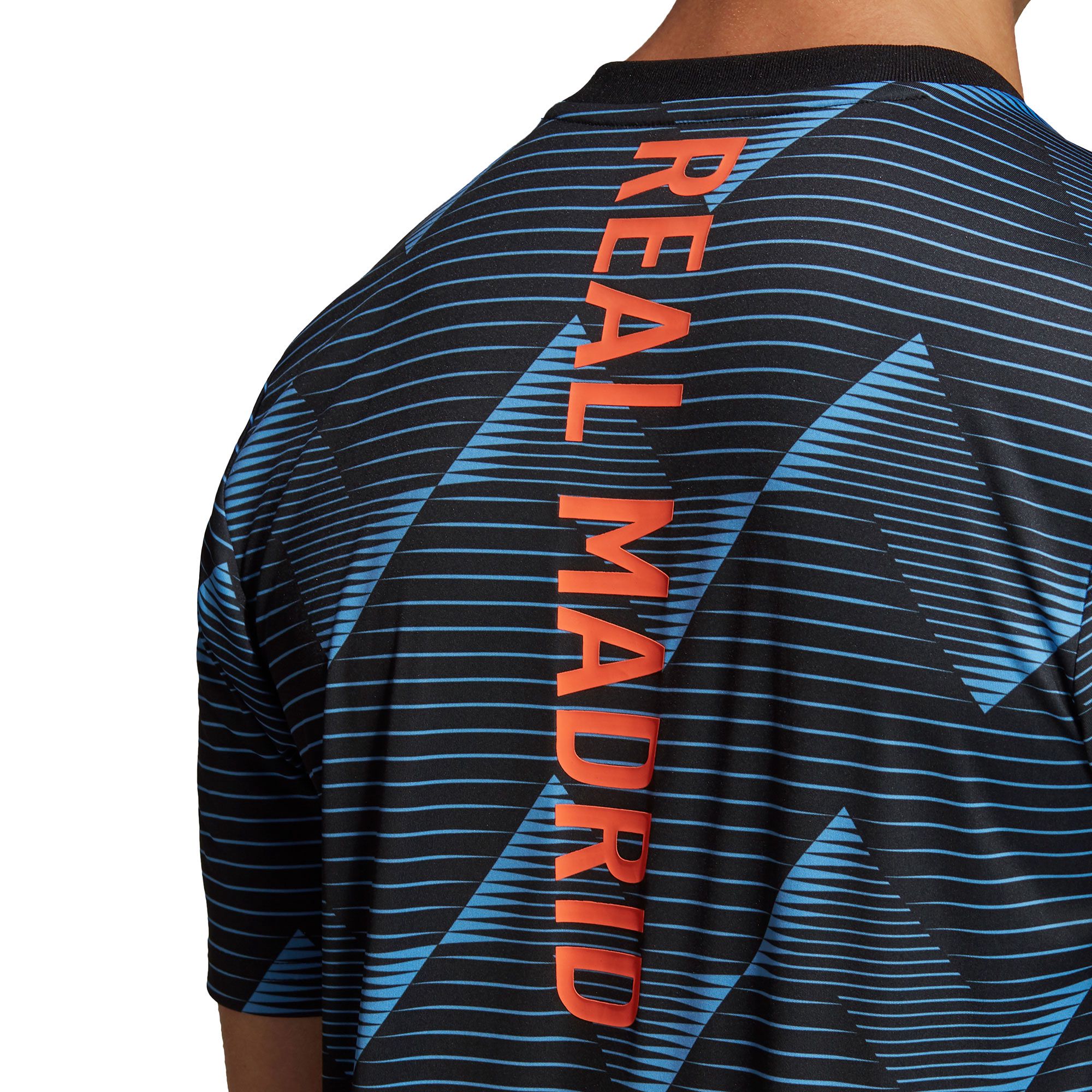 Camiseta Pre-Match Real Madrid 2019/2020 Azul Negro - Fútbol Factory