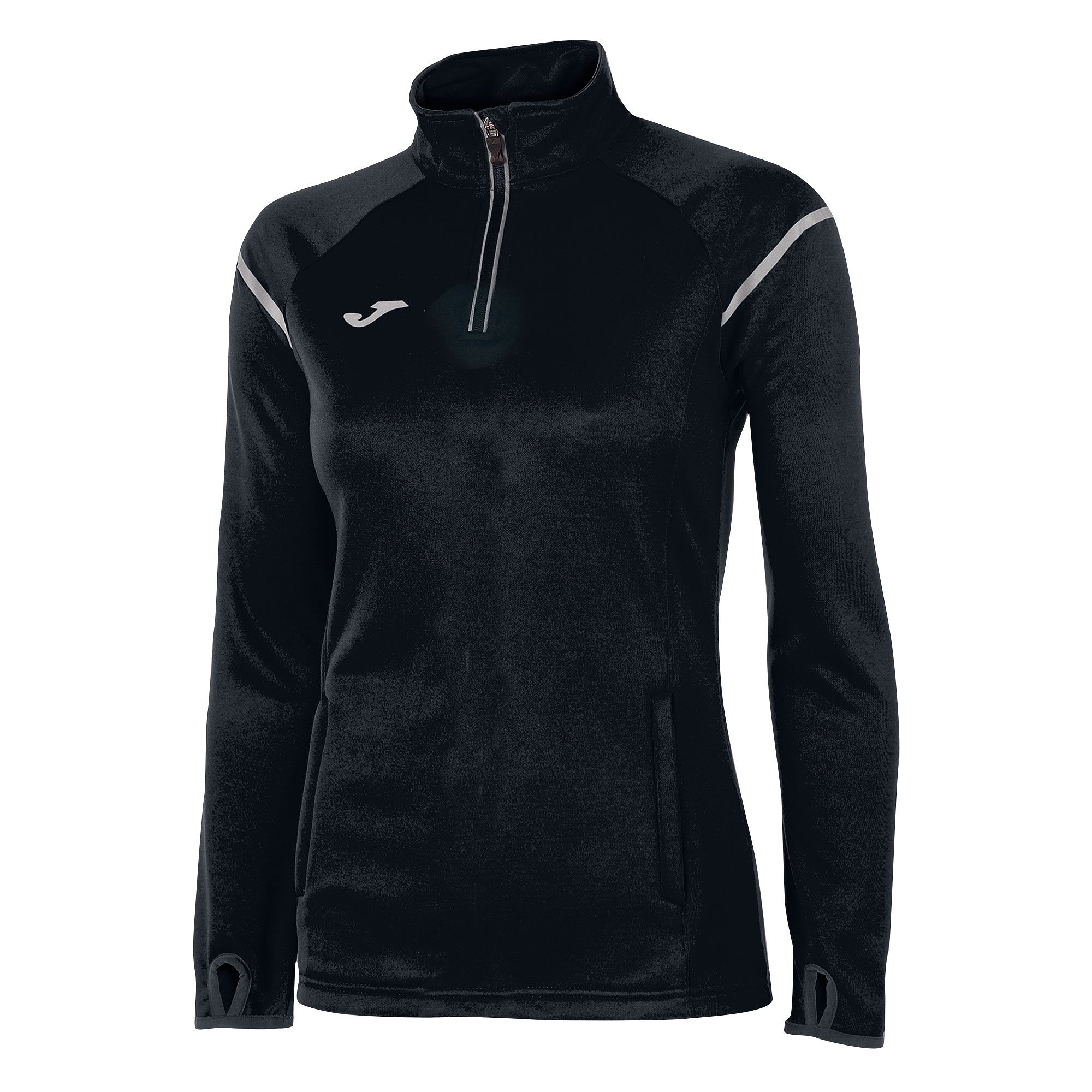Sudadera de Running Race Mujer Negro - Fútbol Factory