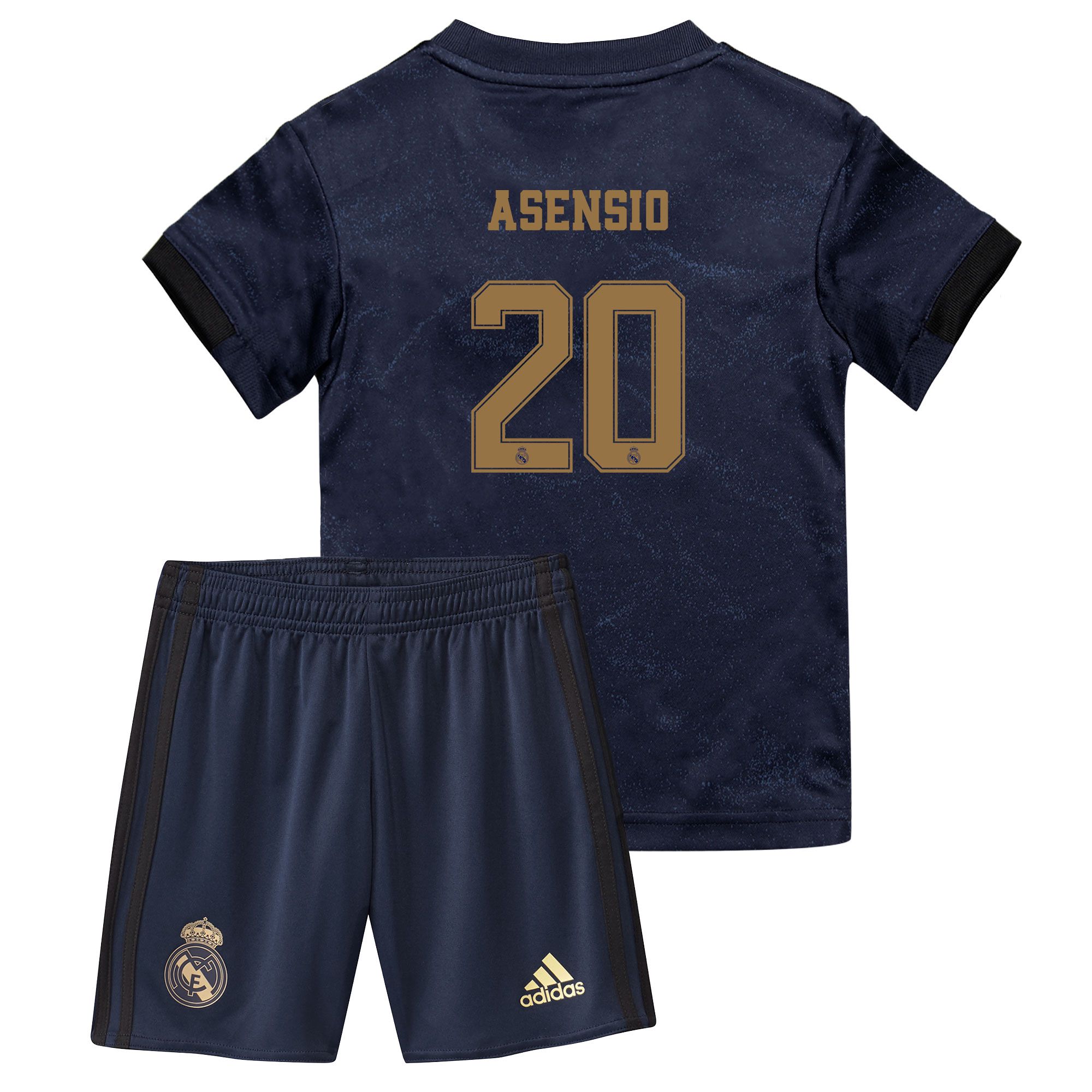 Conjunto 2ª Real Madrid 2019/2020 Infantil Azul Asensio - Fútbol Factory