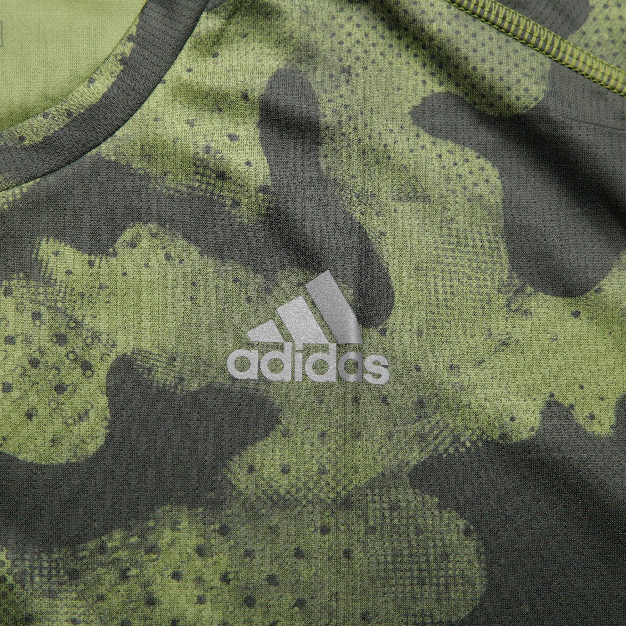 Camiseta de Running Own The Run Verde Camo - Fútbol Factory